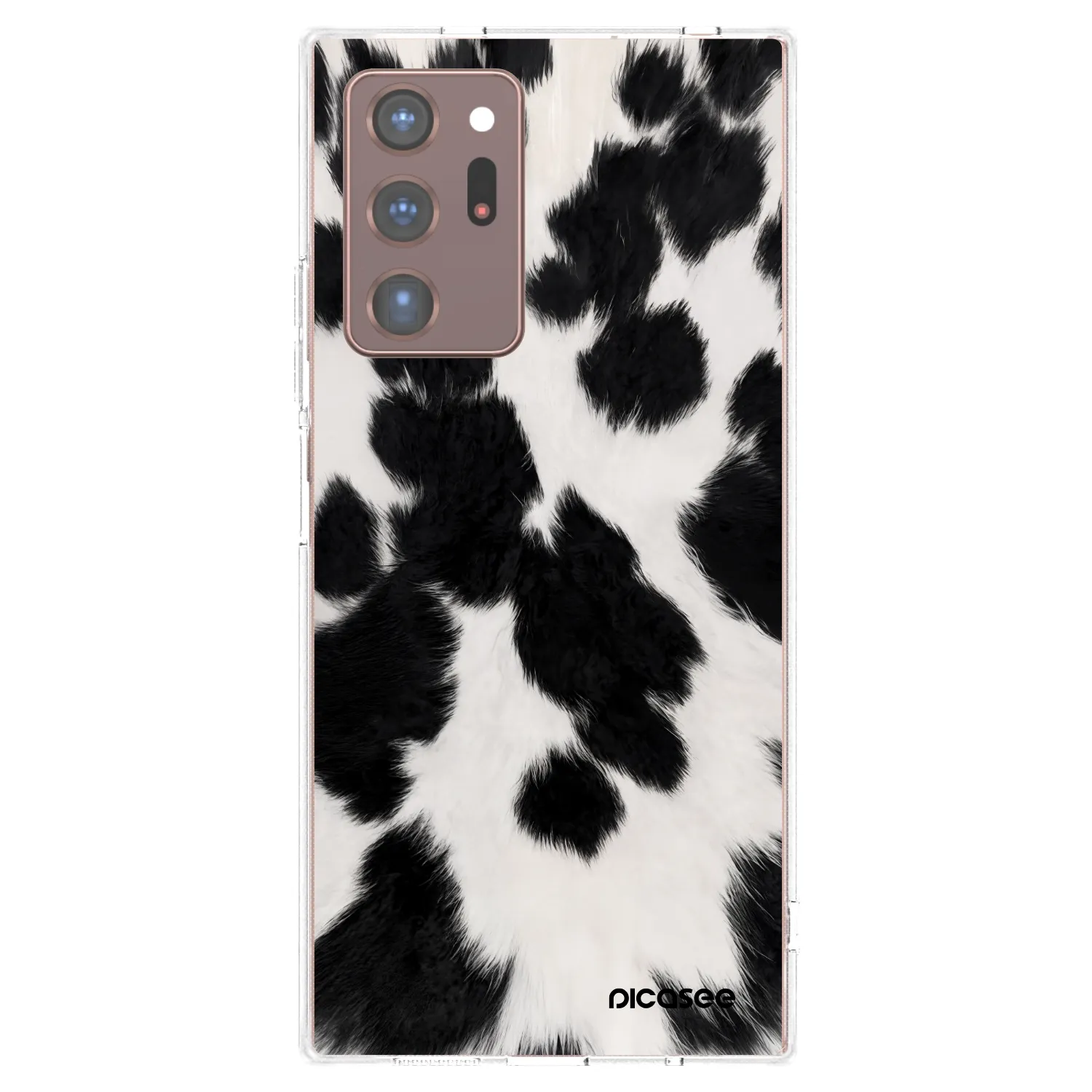 Picasee διαφανής θήκη σιλικόνης Samsung Galaxy Note 20 Ultra - Black Moo