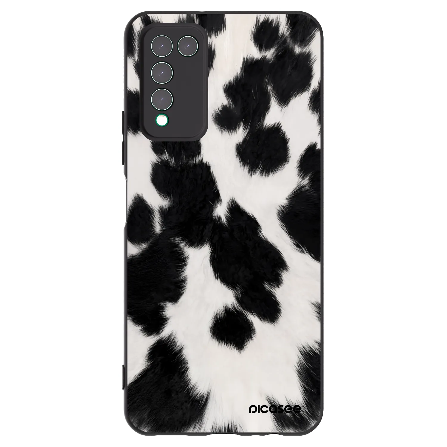 Picasee Μαύρη θήκη σιλικόνης για Honor 10X Lite - Black Moo