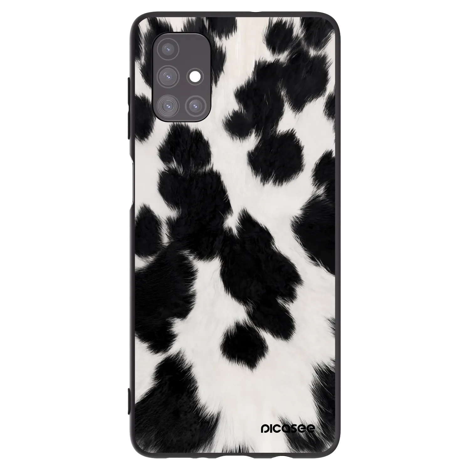 Picasee Μαύρη θήκη σιλικόνης για Samsung Galaxy M51 M515F - Black Moo