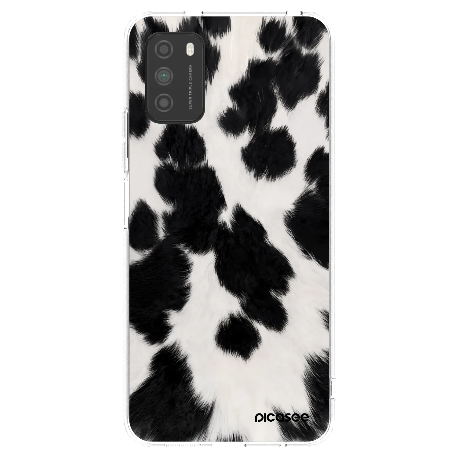 Picasee διαφανής θήκη σιλικόνης Xiaomi Poco M3 - Black Moo