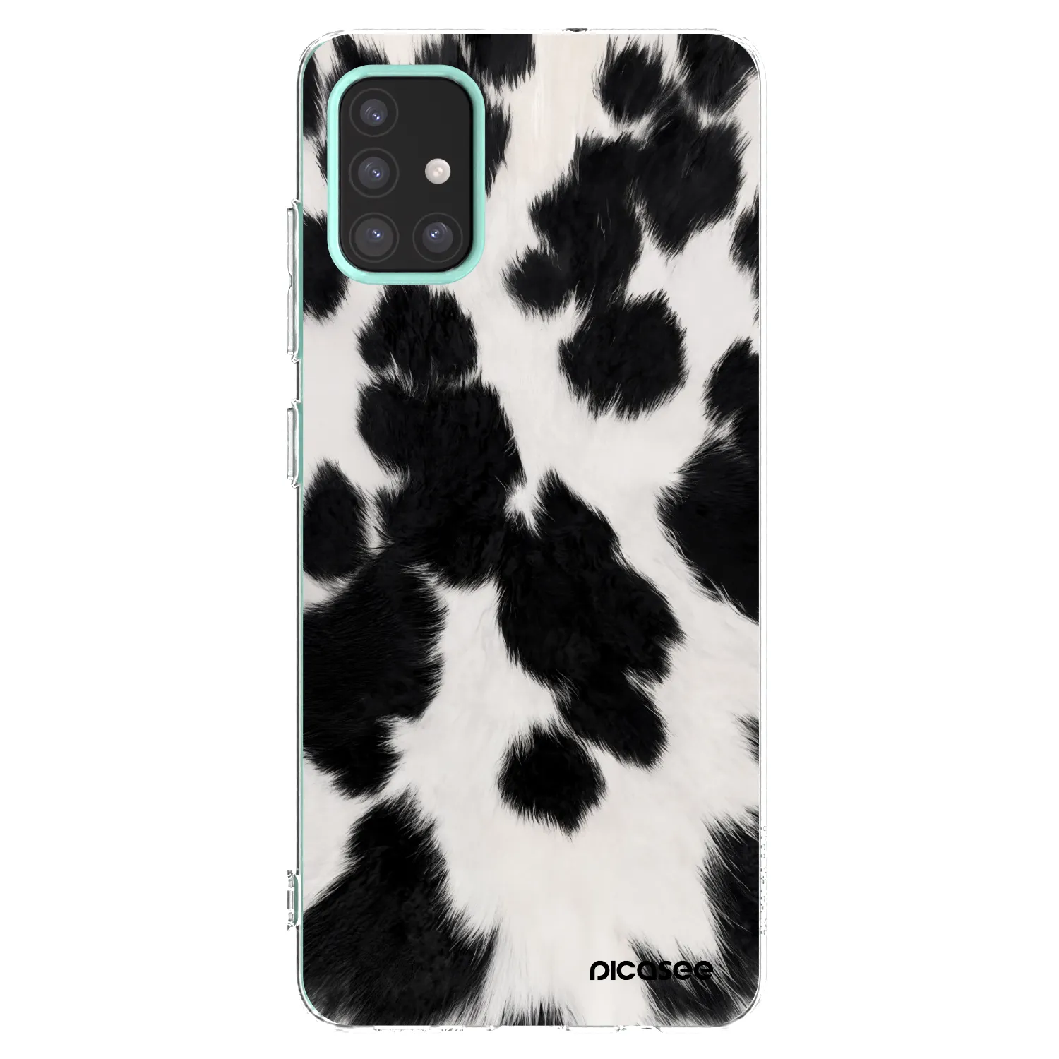 Picasee διαφανής θήκη σιλικόνης Samsung Galaxy M31s - Black Moo