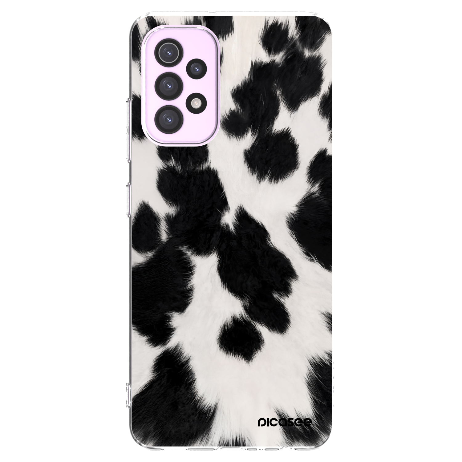 Picasee διαφανής θήκη σιλικόνης Samsung Galaxy A32 5G A326B - Black Moo