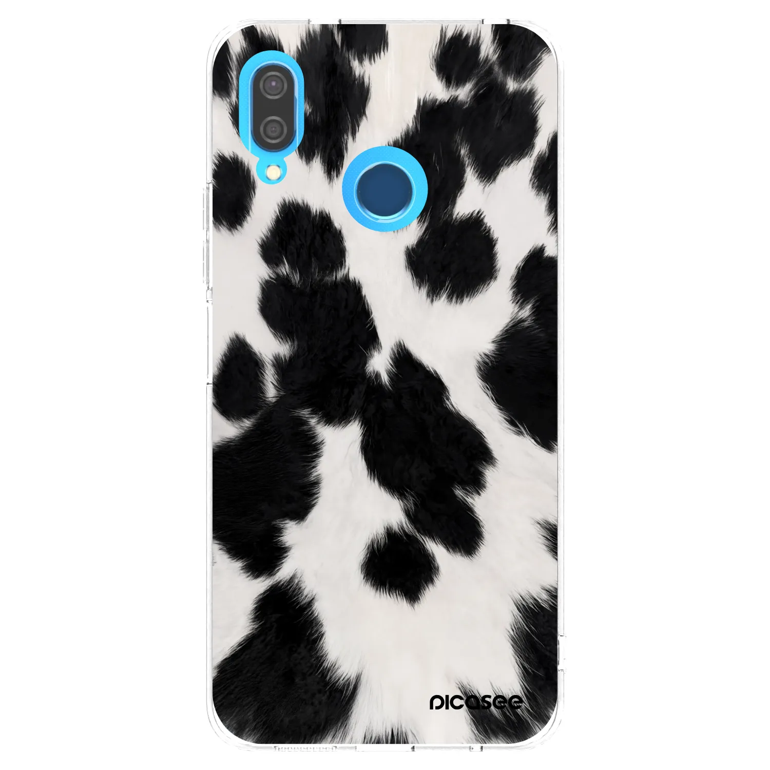 Picasee διαφανής θήκη σιλικόνης Huawei P20 Lite - Black Moo