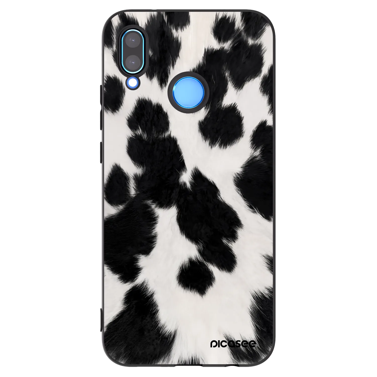 Picasee Μαύρη θήκη σιλικόνης για Huawei P20 Lite - Black Moo