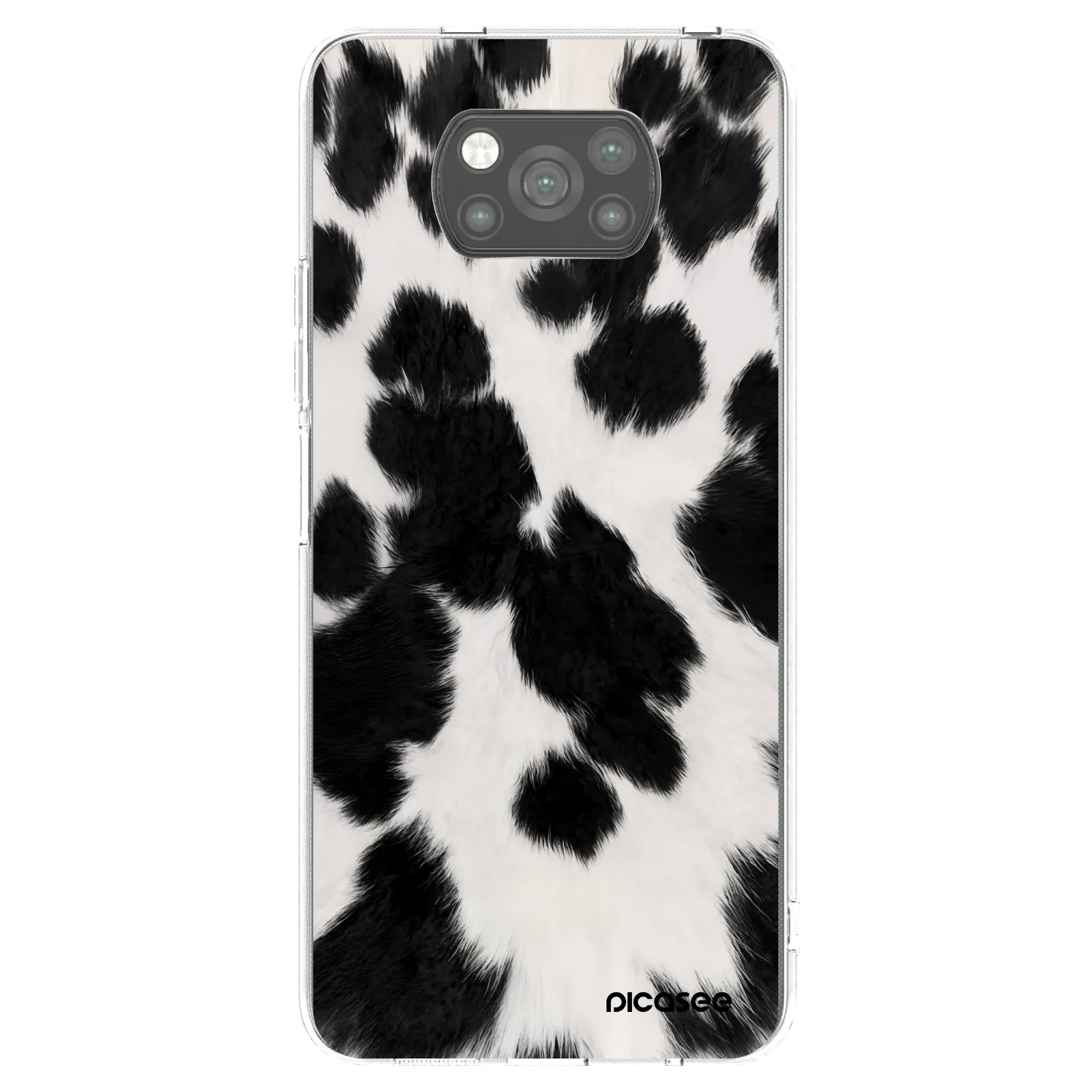 Picasee Μαύρη θήκη σιλικόνης για Xiaomi Poco X3 Pro - Black Moo