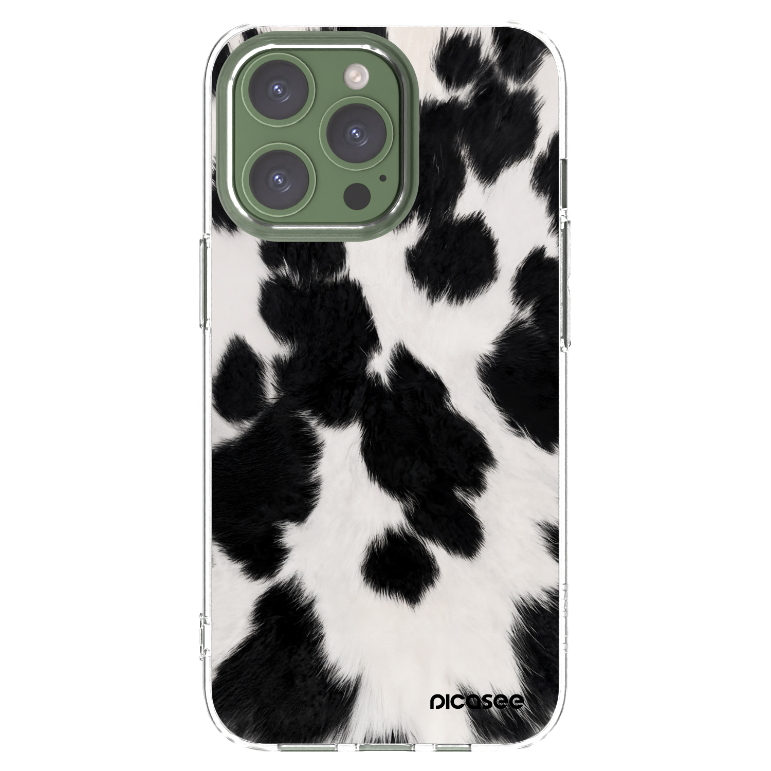 Picasee διαφανής θήκη σιλικόνης Apple iPhone 13 Pro - Black Moo