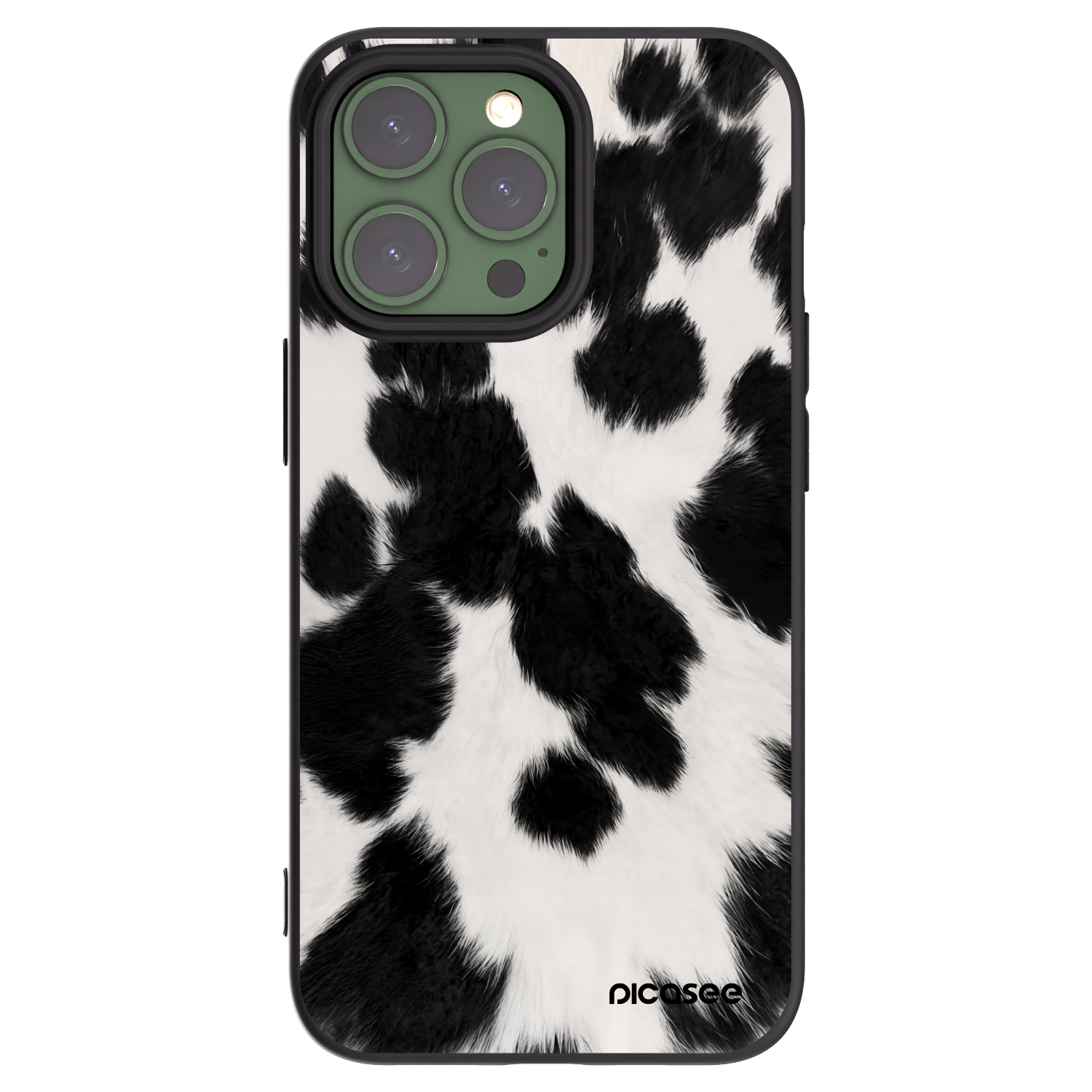 Picasee Μαύρη θήκη σιλικόνης για Apple iPhone 13 Pro - Black Moo