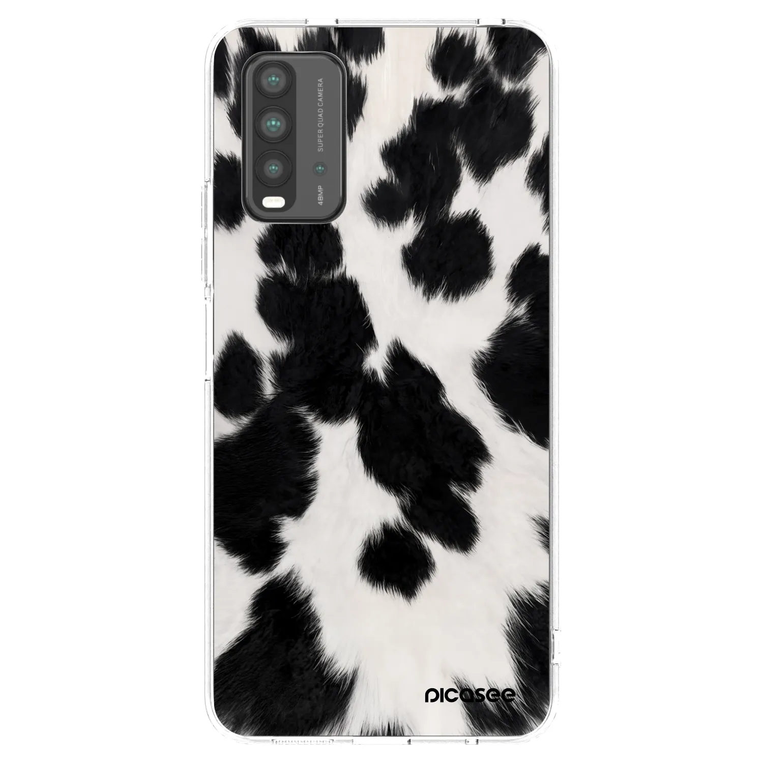 Picasee Μαύρη θήκη σιλικόνης για Xiaomi Redmi 9T - Black Moo