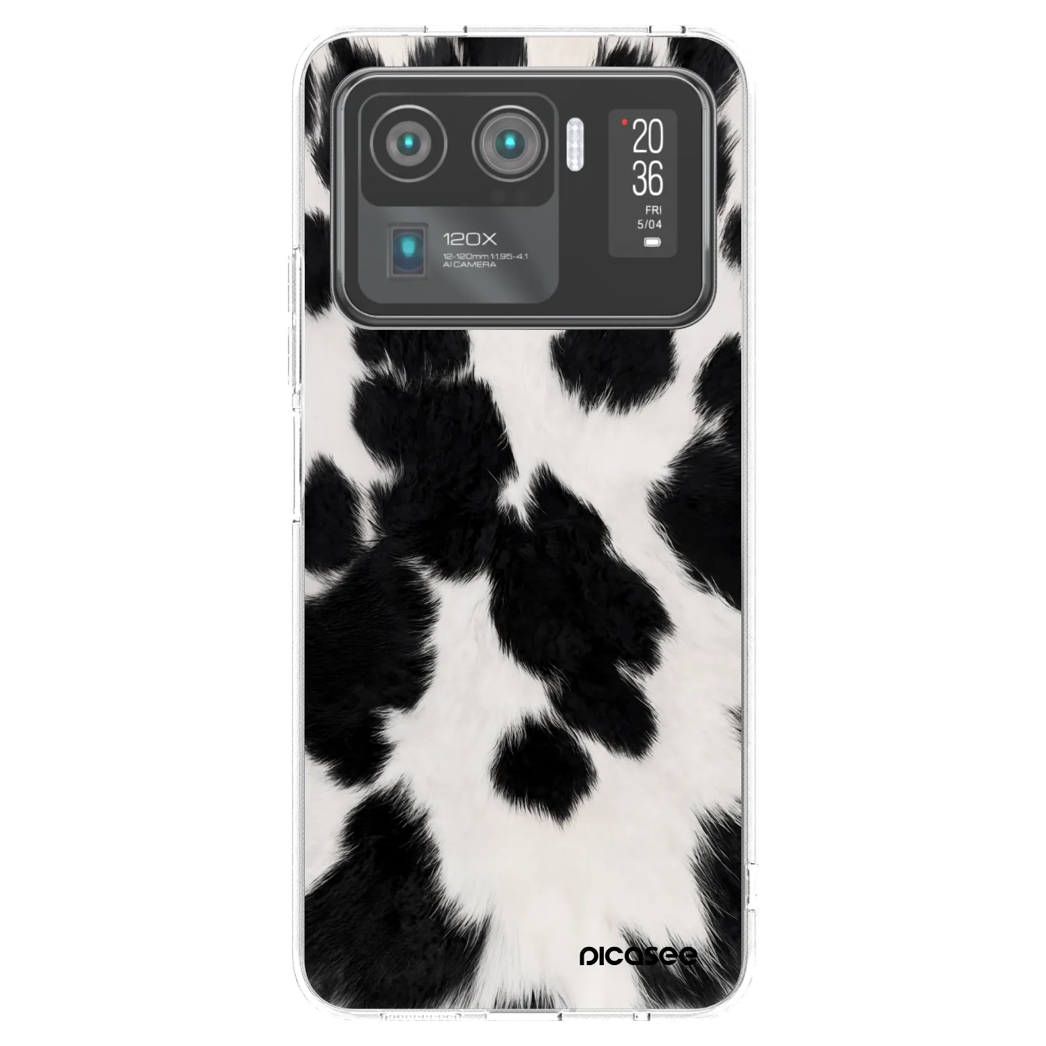 Picasee διαφανής θήκη σιλικόνης Xiaomi Mi 11 Ultra - Black Moo