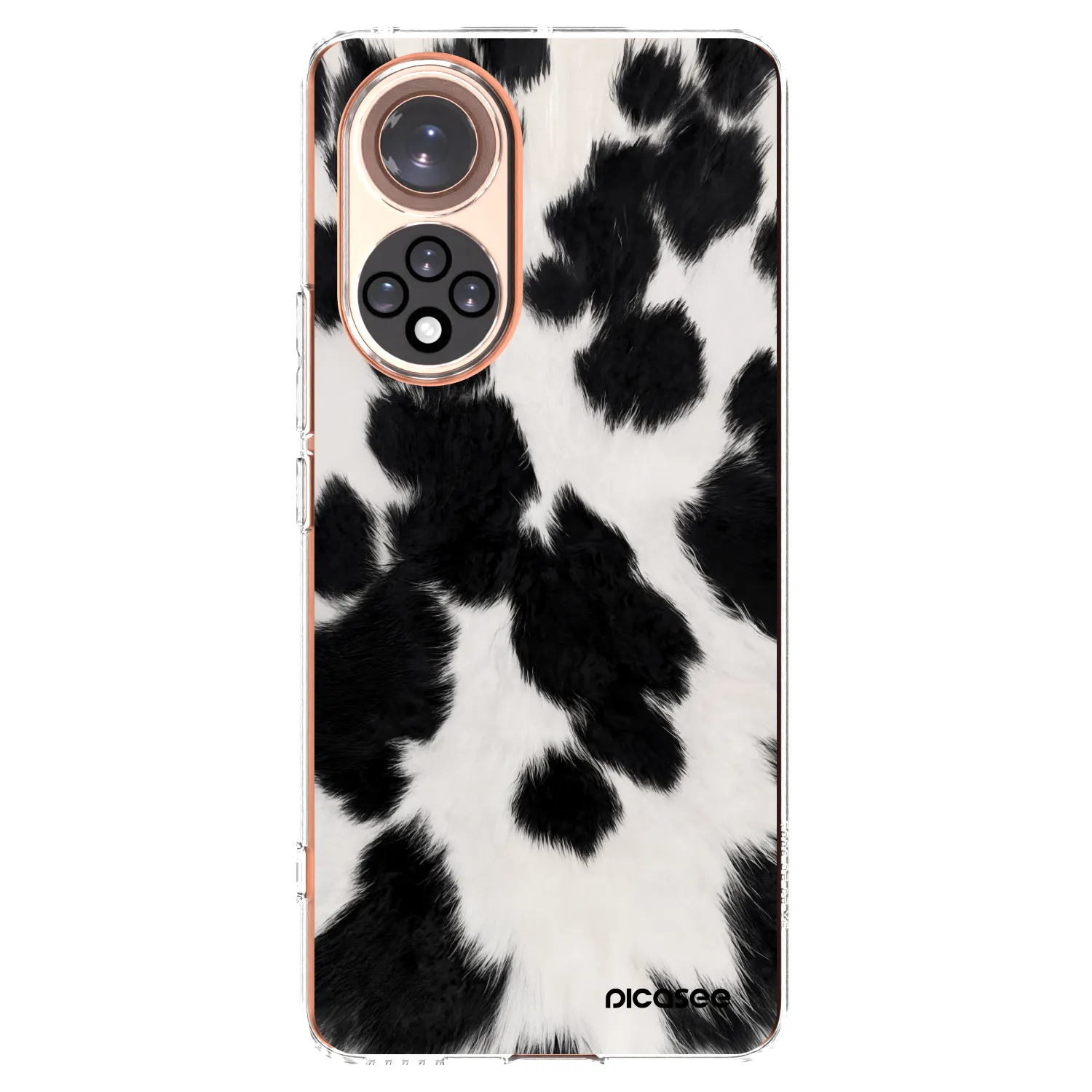 Picasee διαφανής θήκη σιλικόνης Honor 50 5G - Black Moo