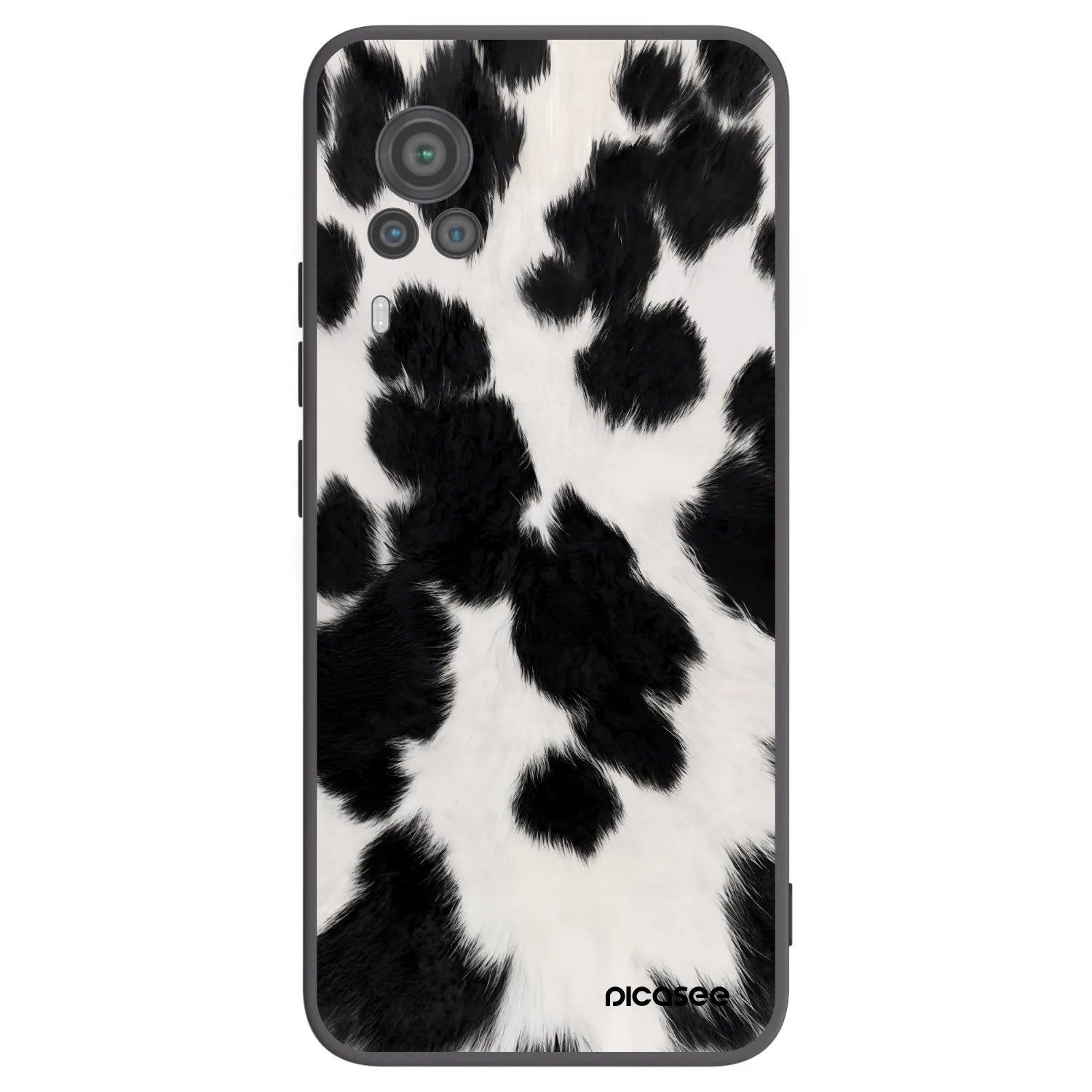 Picasee Μαύρη θήκη σιλικόνης για Vivo X60 Pro 5G - Black Moo