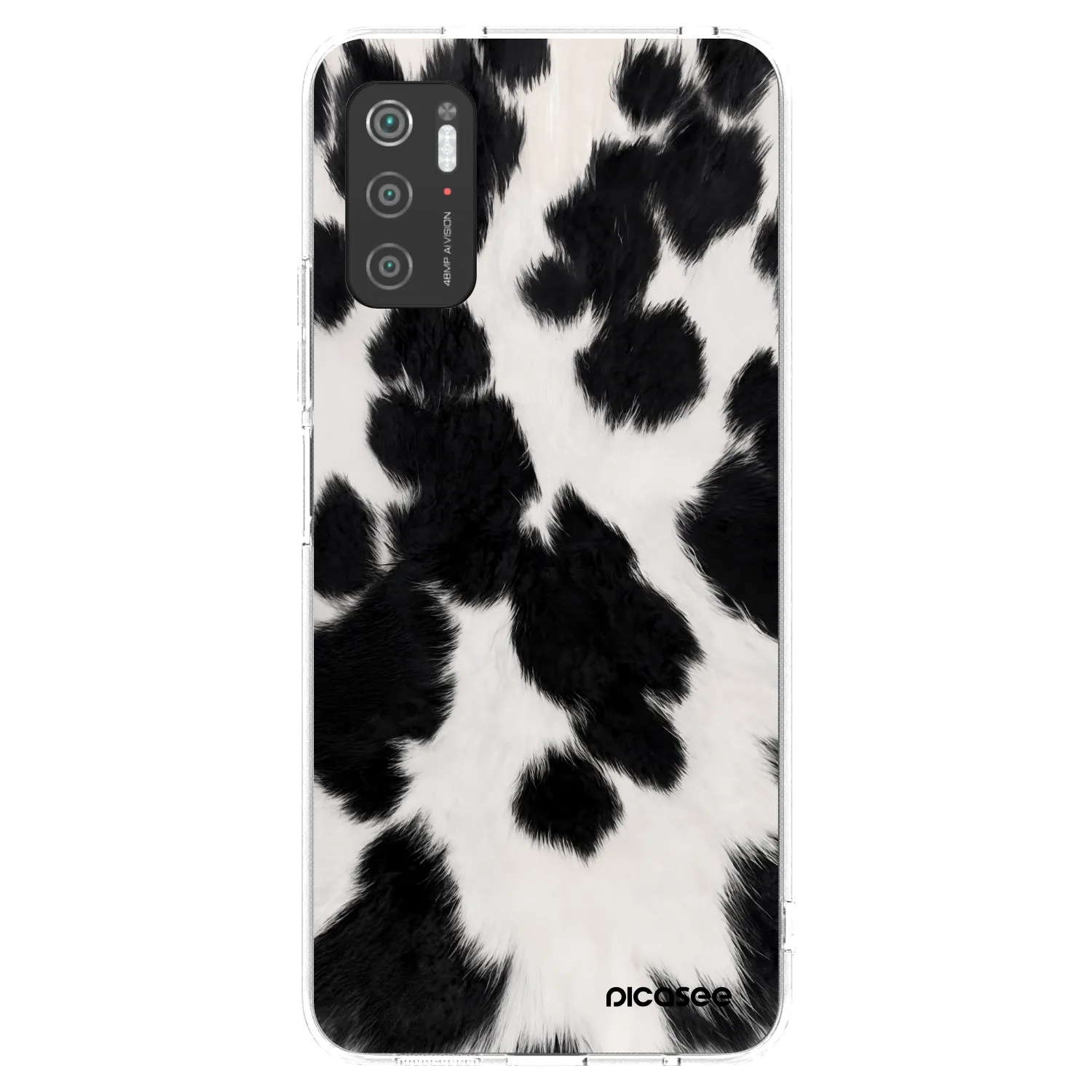 Picasee διαφανής θήκη σιλικόνης Xiaomi Poco M3 Pro 5G - Black Moo