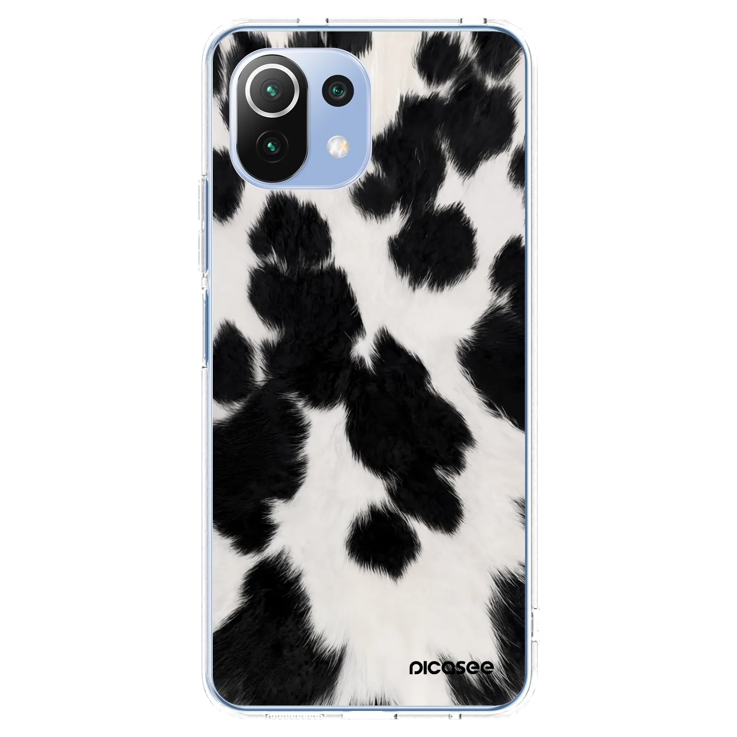 Picasee διαφανής θήκη σιλικόνης Xiaomi 11 Lite 5G NE - Black Moo