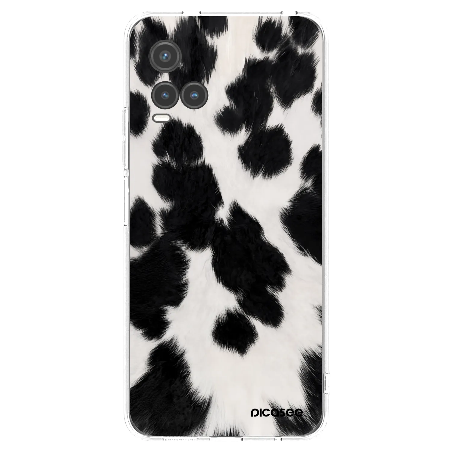 Picasee διαφανής θήκη σιλικόνης Vivo Y33s - Black Moo