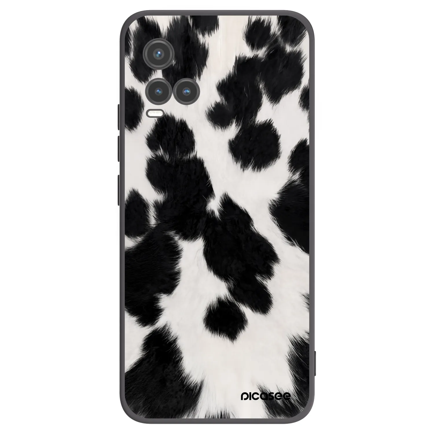 Picasee Μαύρη θήκη σιλικόνης για Vivo Y33s - Black Moo