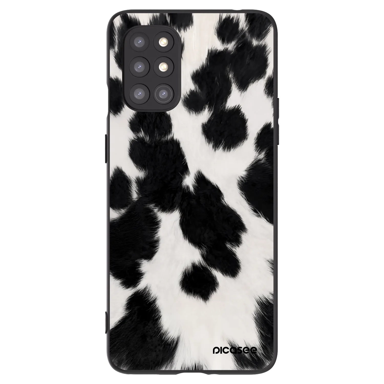 Picasee Μαύρη θήκη σιλικόνης για OnePlus 8T - Black Moo
