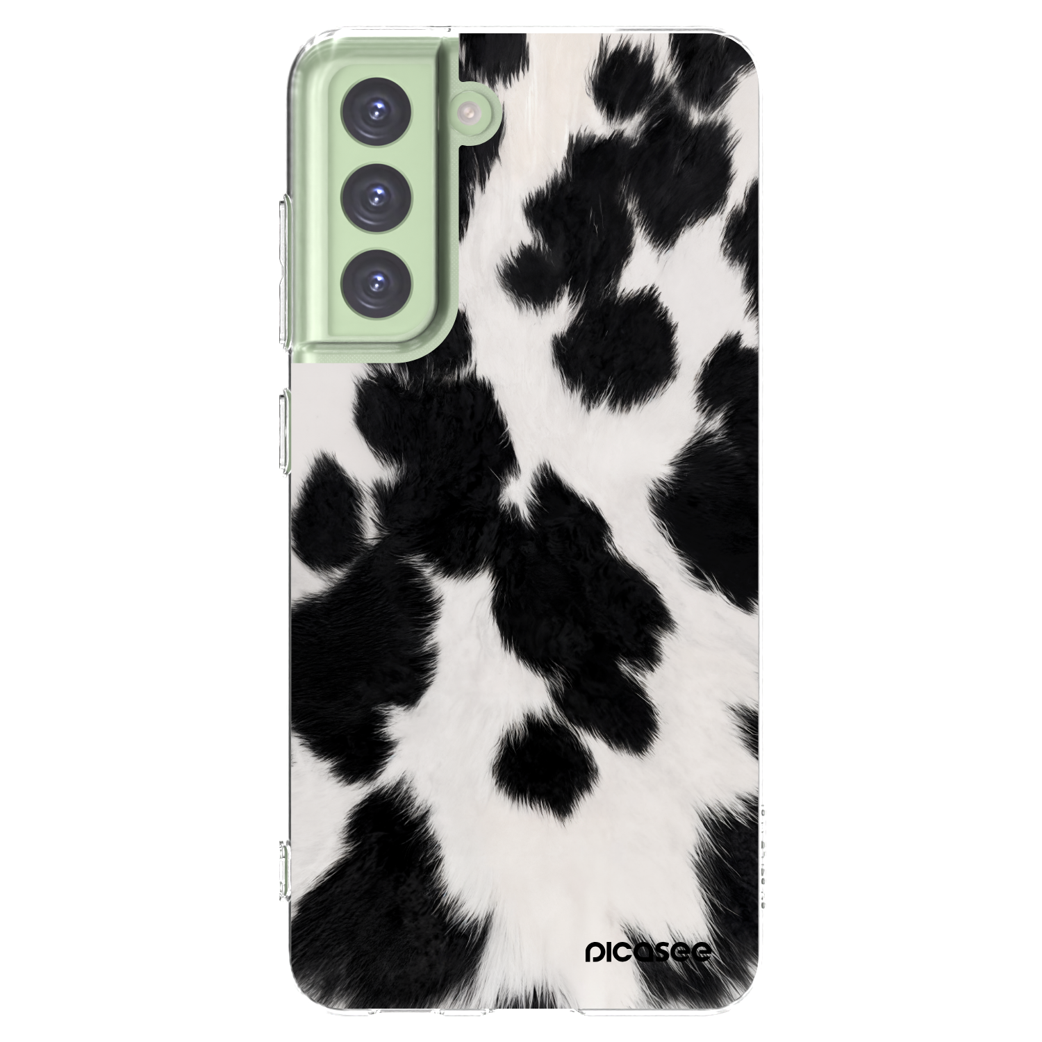 Picasee διαφανής θήκη σιλικόνης Samsung Galaxy S21 FE 5G - Black Moo