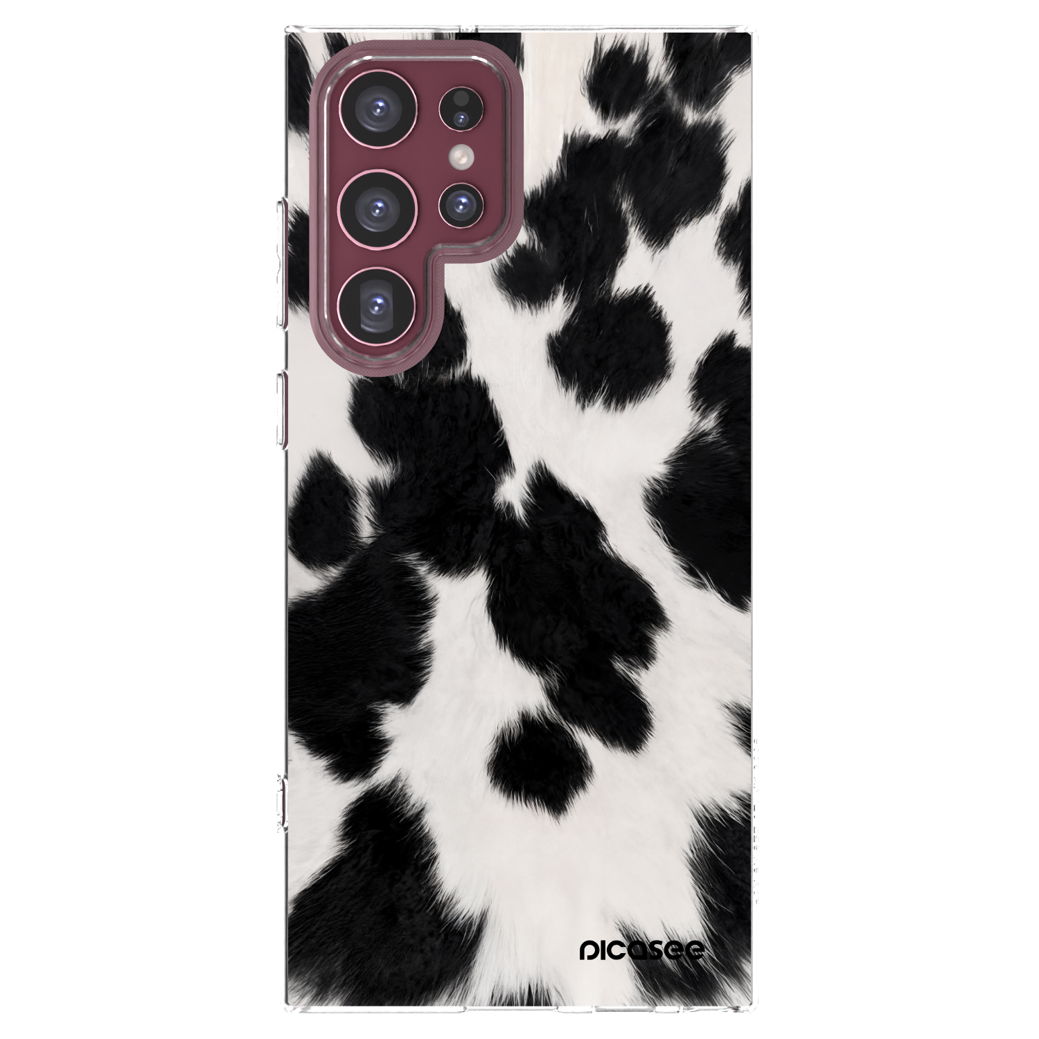 Picasee διαφανής θήκη σιλικόνης Samsung Galaxy S22 Ultra 5G - Black Moo