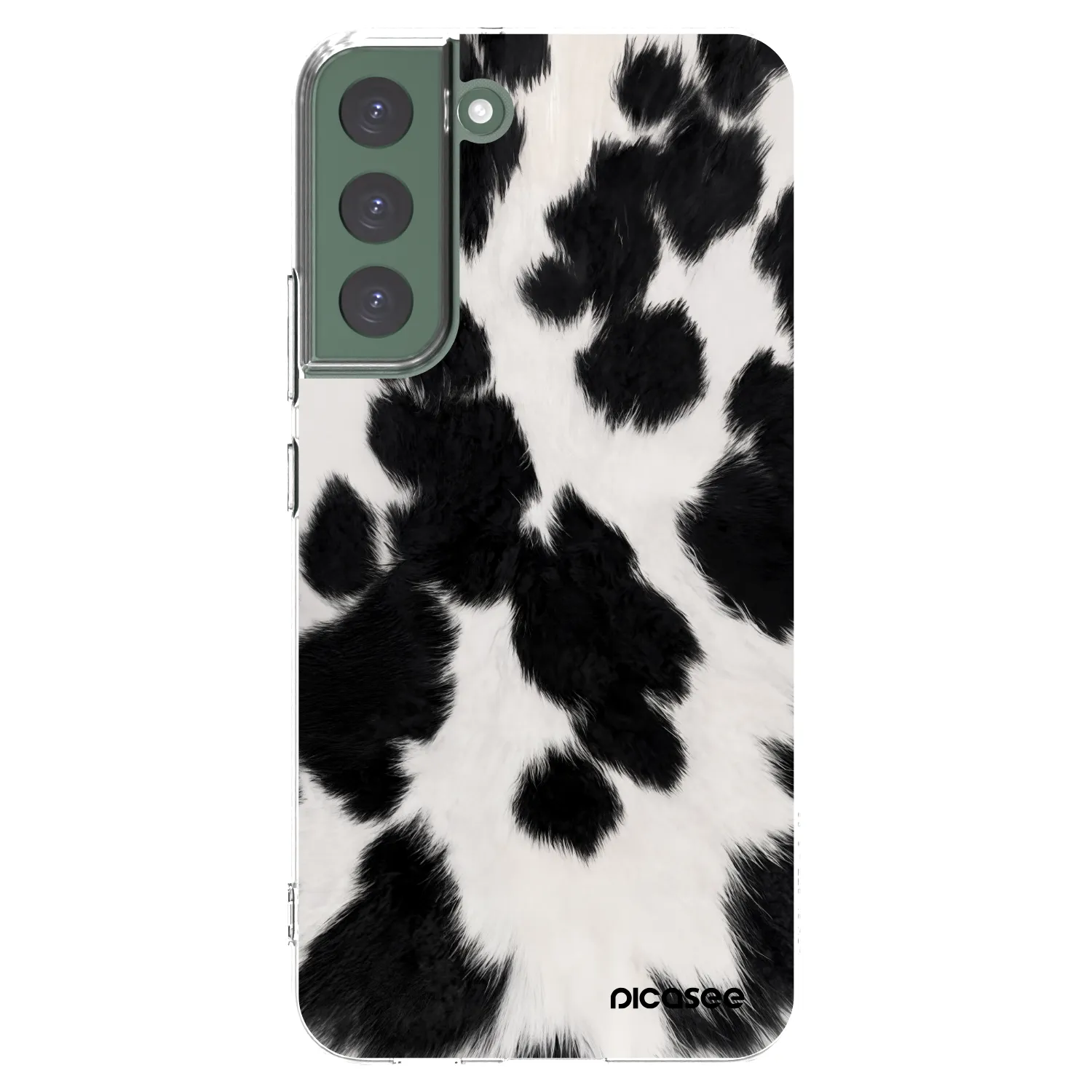 Picasee διαφανής θήκη σιλικόνης Samsung Galaxy S22+ 5G - Black Moo