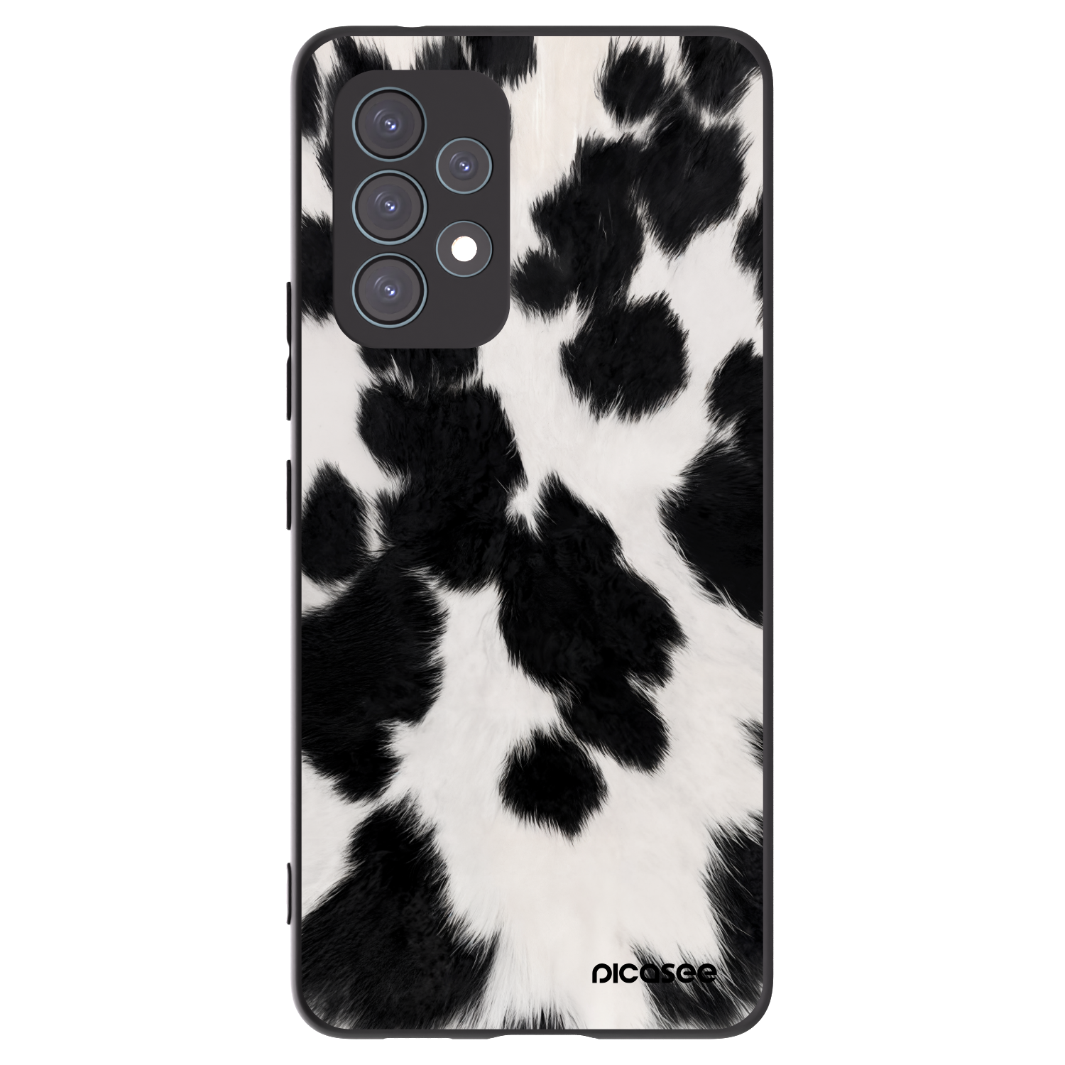 Picasee Μαύρη θήκη σιλικόνης για Samsung Galaxy A53 5G A536 - Black Moo