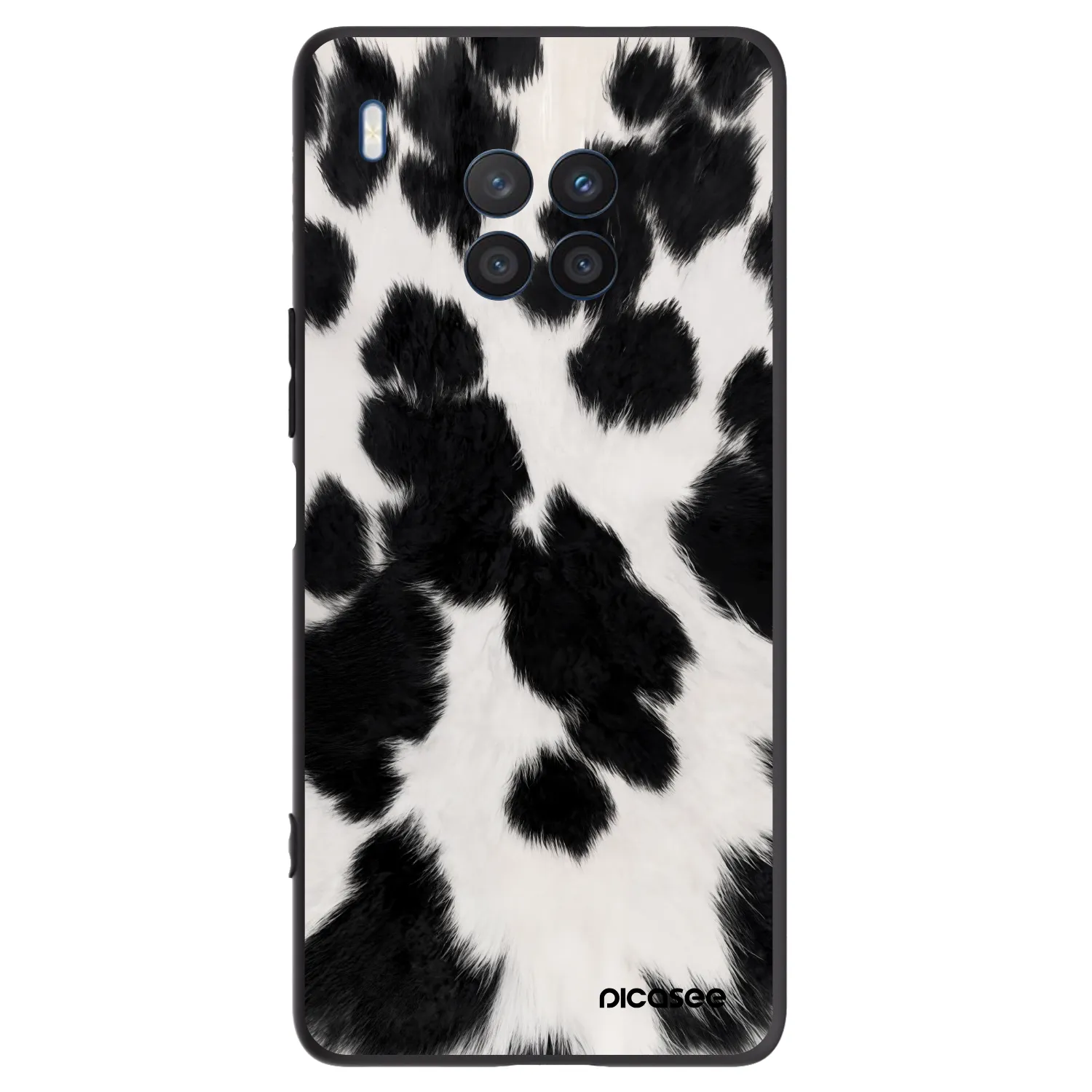 Picasee Μαύρη θήκη σιλικόνης για Honor 50 Lite - Black Moo