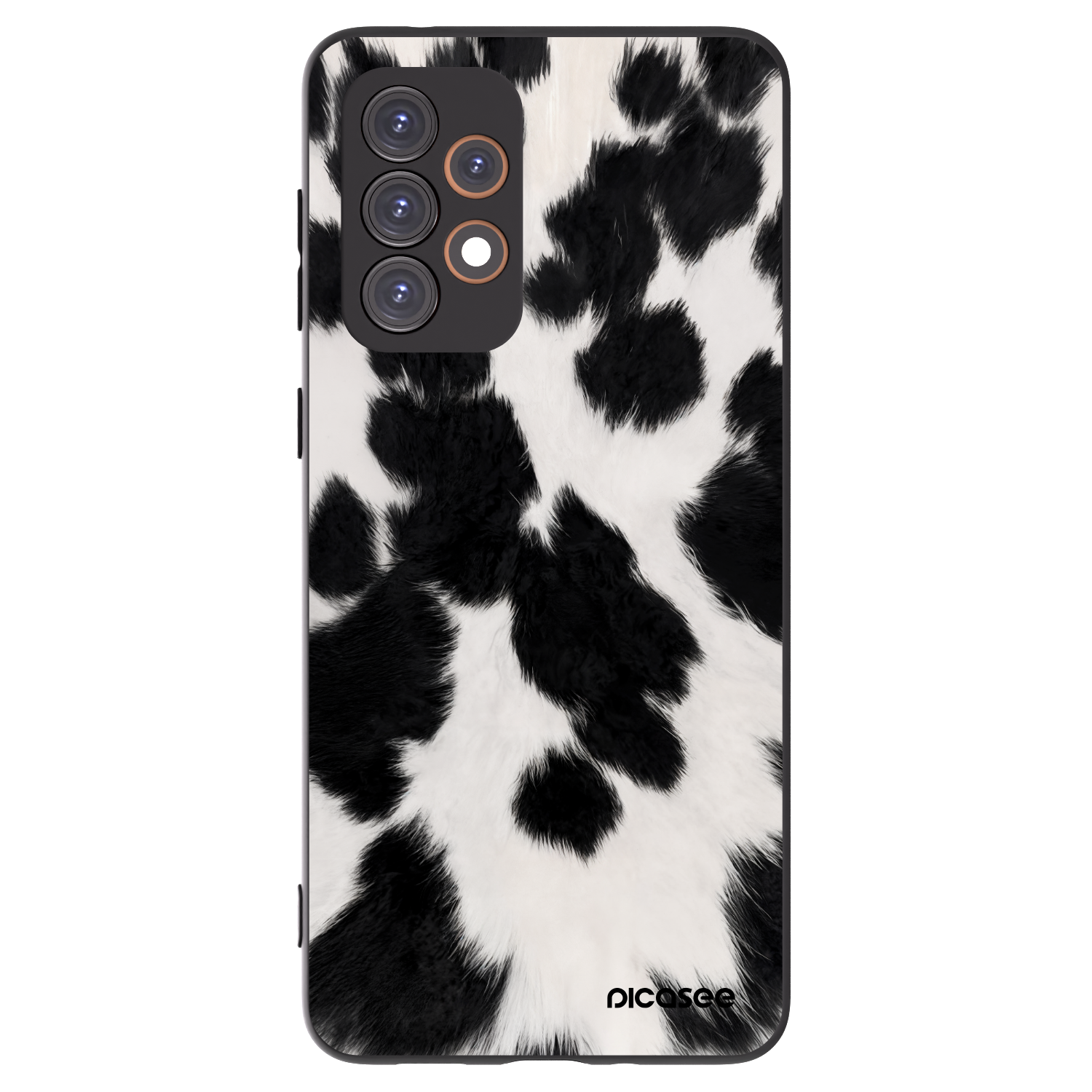 Picasee Μαύρη θήκη σιλικόνης για Samsung Galaxy A33 5G A336 - Black Moo
