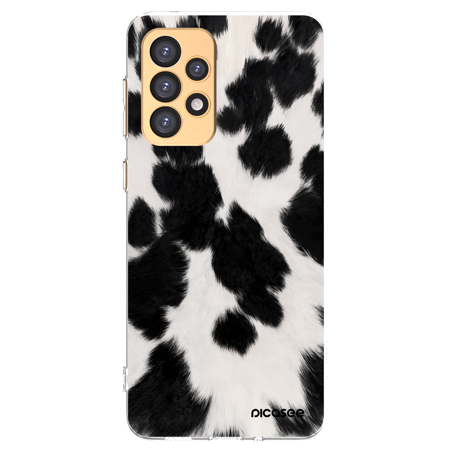 Picasee διαφανής θήκη σιλικόνης Samsung Galaxy A33 5G A336 - Black Moo