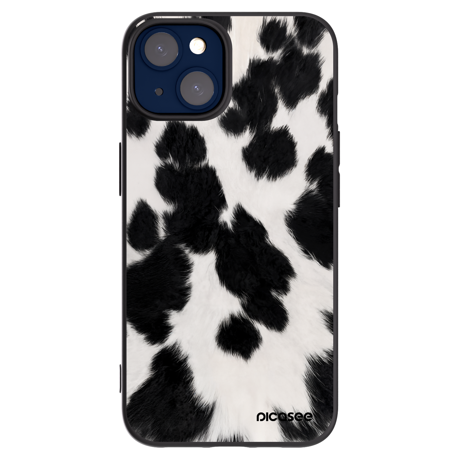 Picasee Μαύρη θήκη σιλικόνης για Apple iPhone 14 - Black Moo