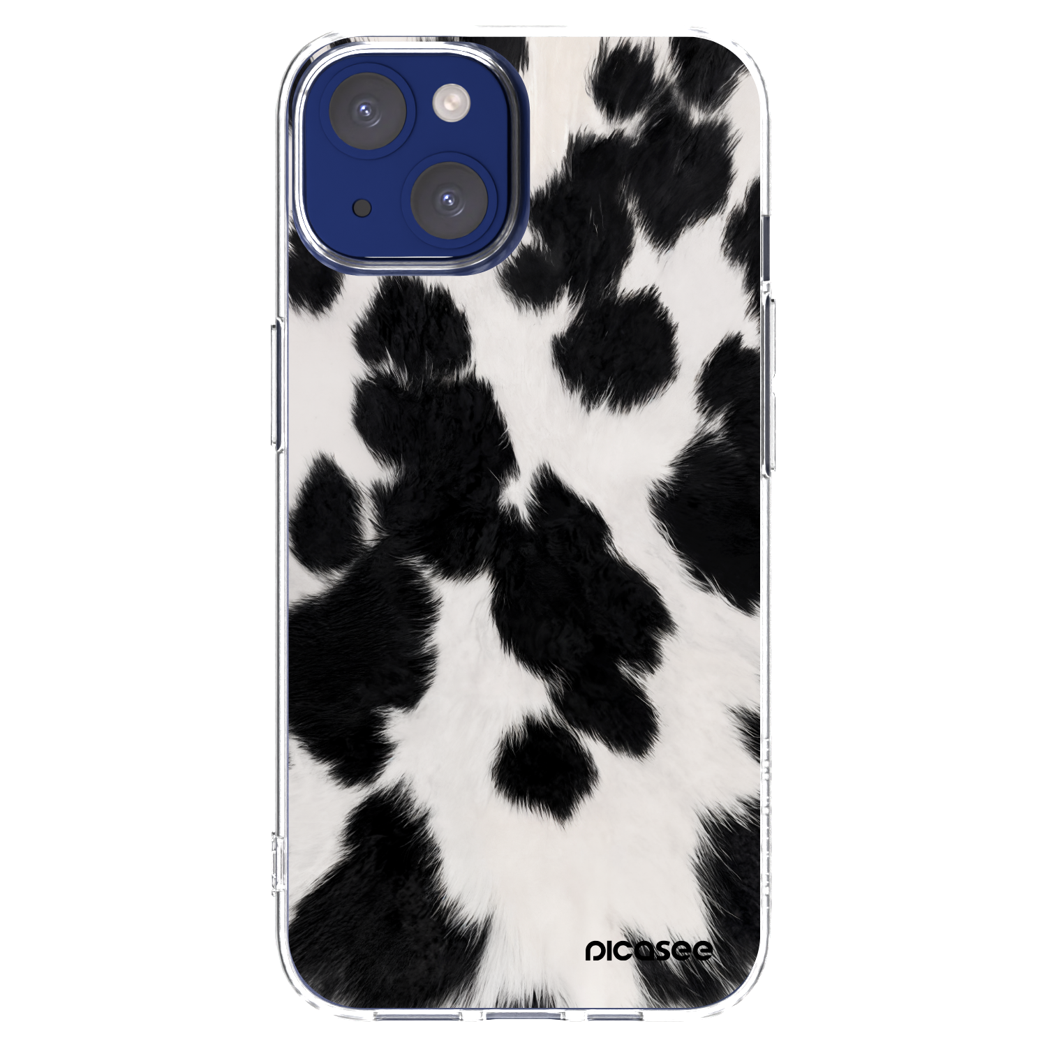 Picasee διαφανής θήκη σιλικόνης Apple iPhone 14 - Black Moo