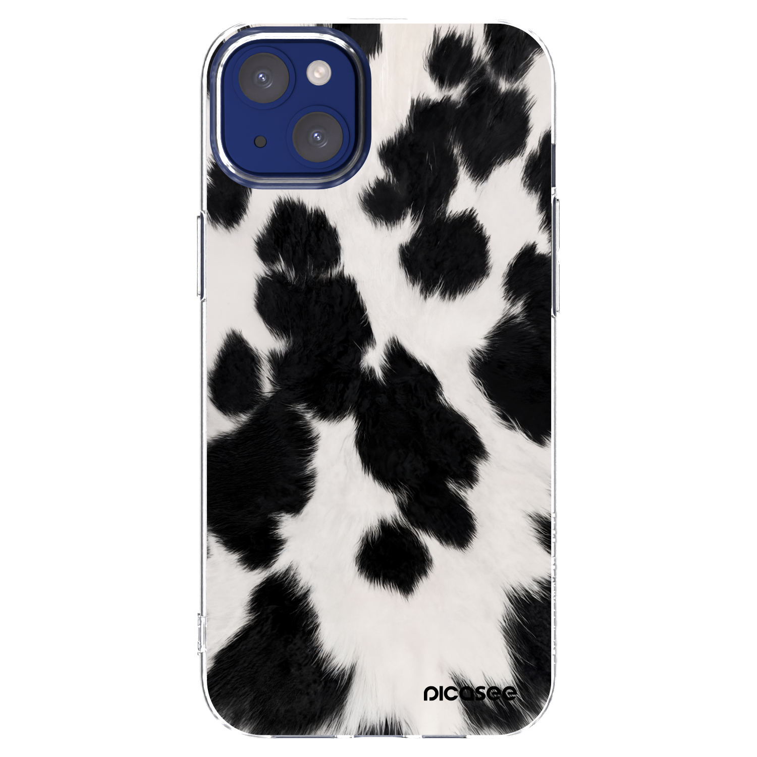 Picasee διαφανής θήκη σιλικόνης Apple iPhone 14 Plus - Black Moo