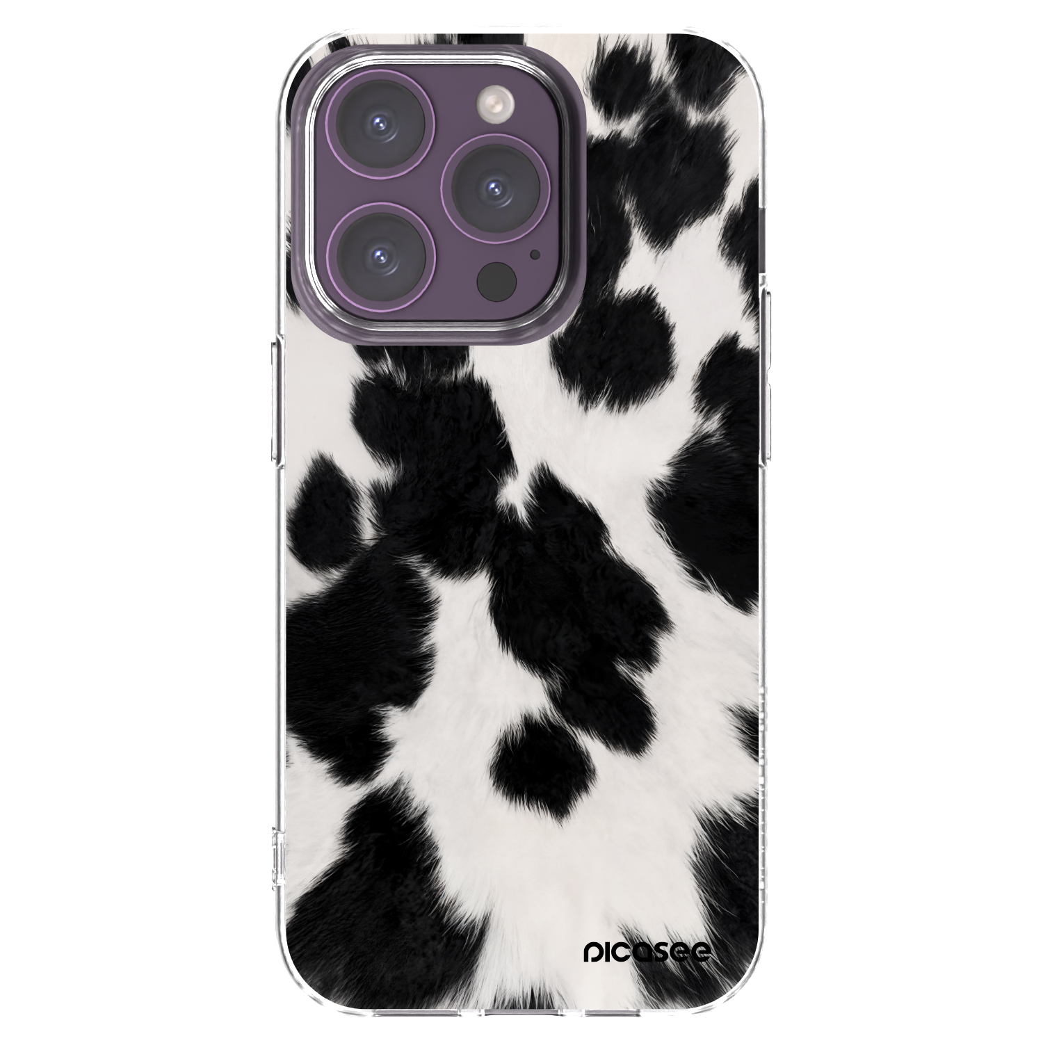 Picasee διαφανής θήκη σιλικόνης Apple iPhone 14 Pro - Black Moo