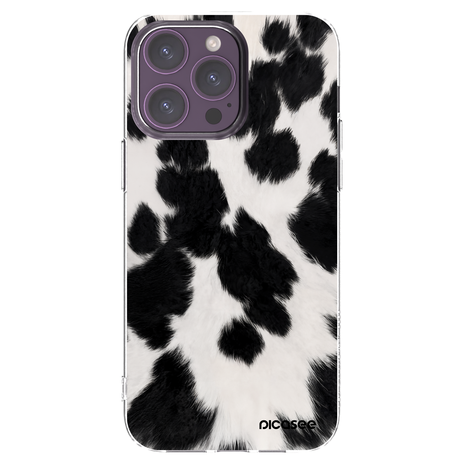 Picasee διαφανής θήκη σιλικόνης Apple iPhone 14 Pro Max - Black Moo