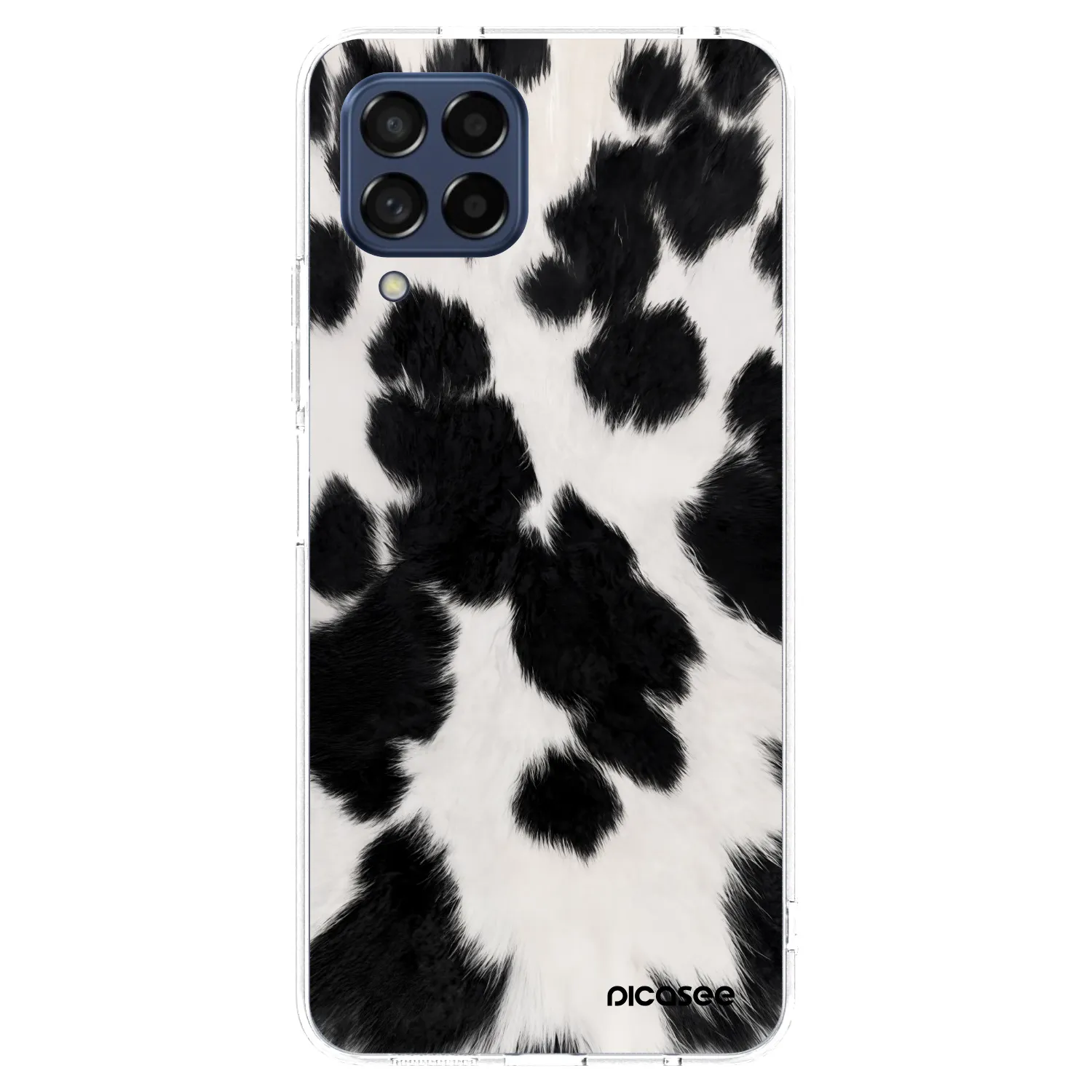 Picasee διαφανής θήκη σιλικόνης Samsung Galaxy M53 5G - Black Moo