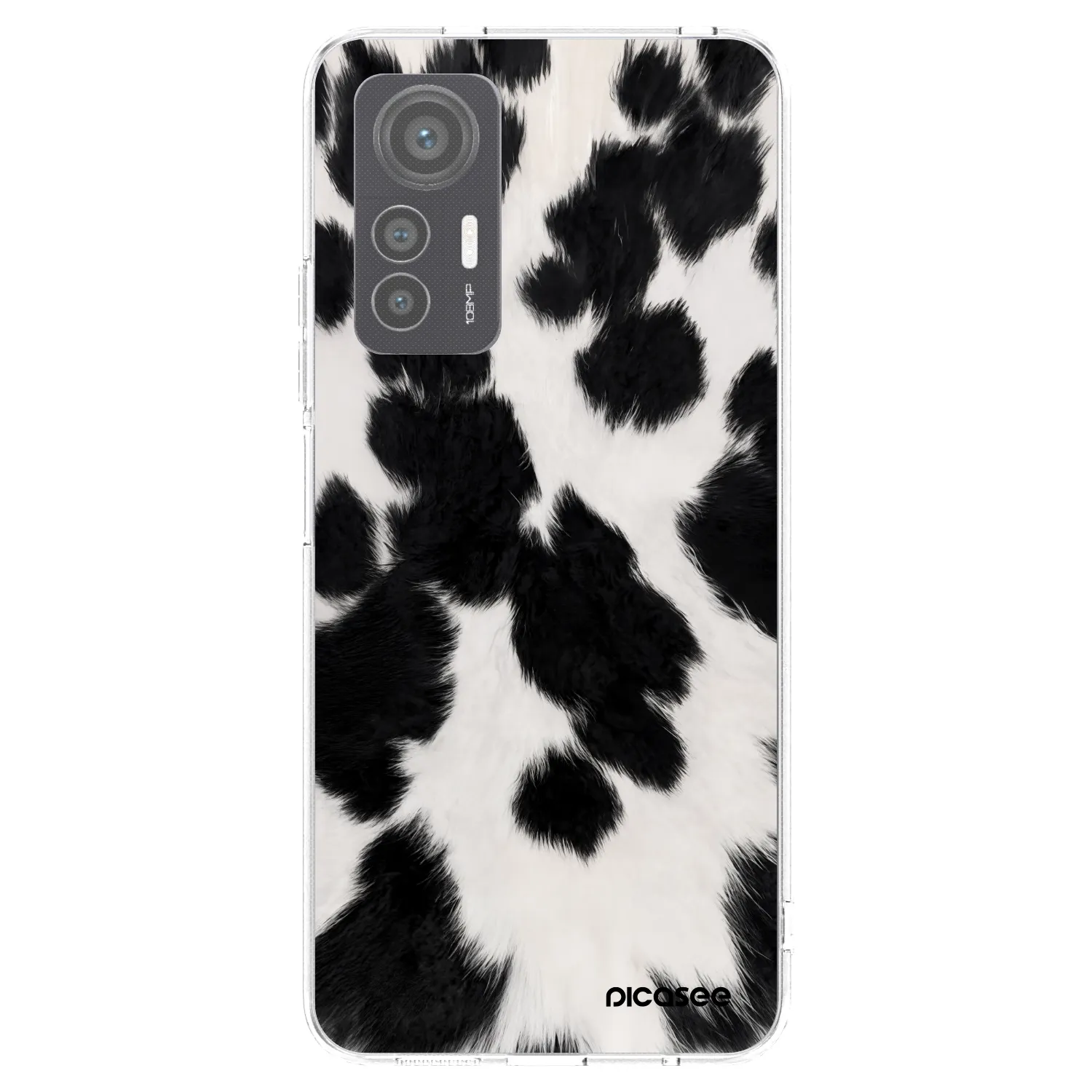 Picasee διαφανής θήκη σιλικόνης Xiaomi 12 Lite - Black Moo