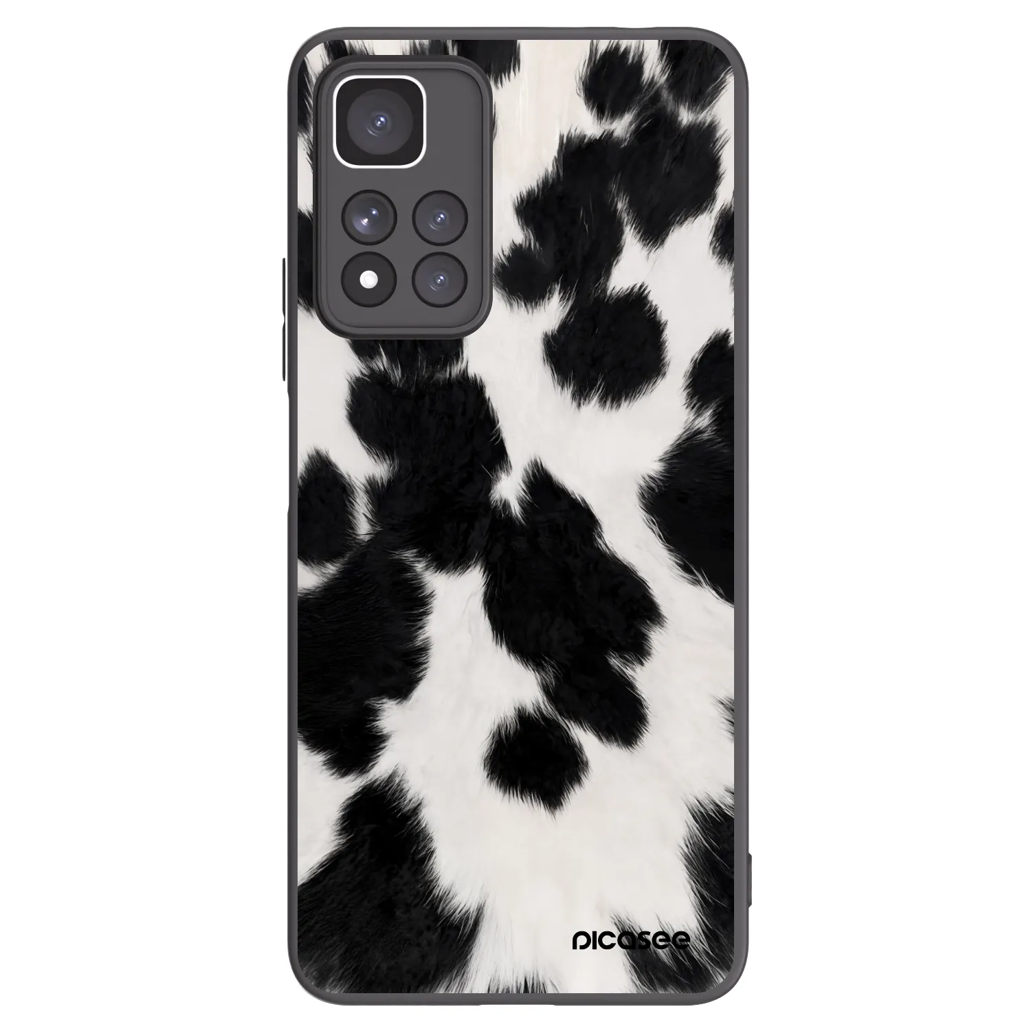 Picasee Μαύρη θήκη σιλικόνης για Xiaomi Redmi Note 11 Pro+ 5G - Black Moo