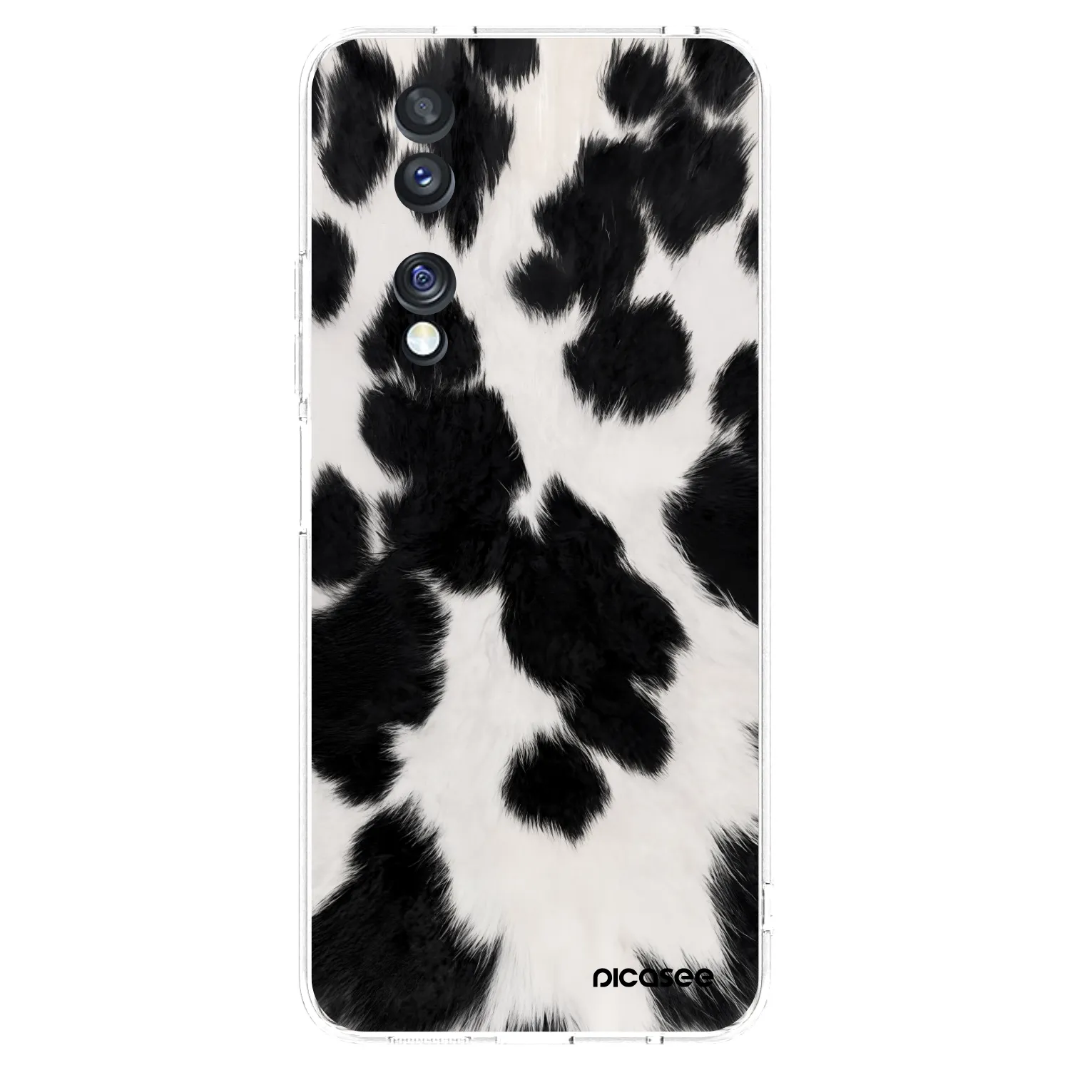 Picasee διαφανής θήκη σιλικόνης Honor 70 - Black Moo