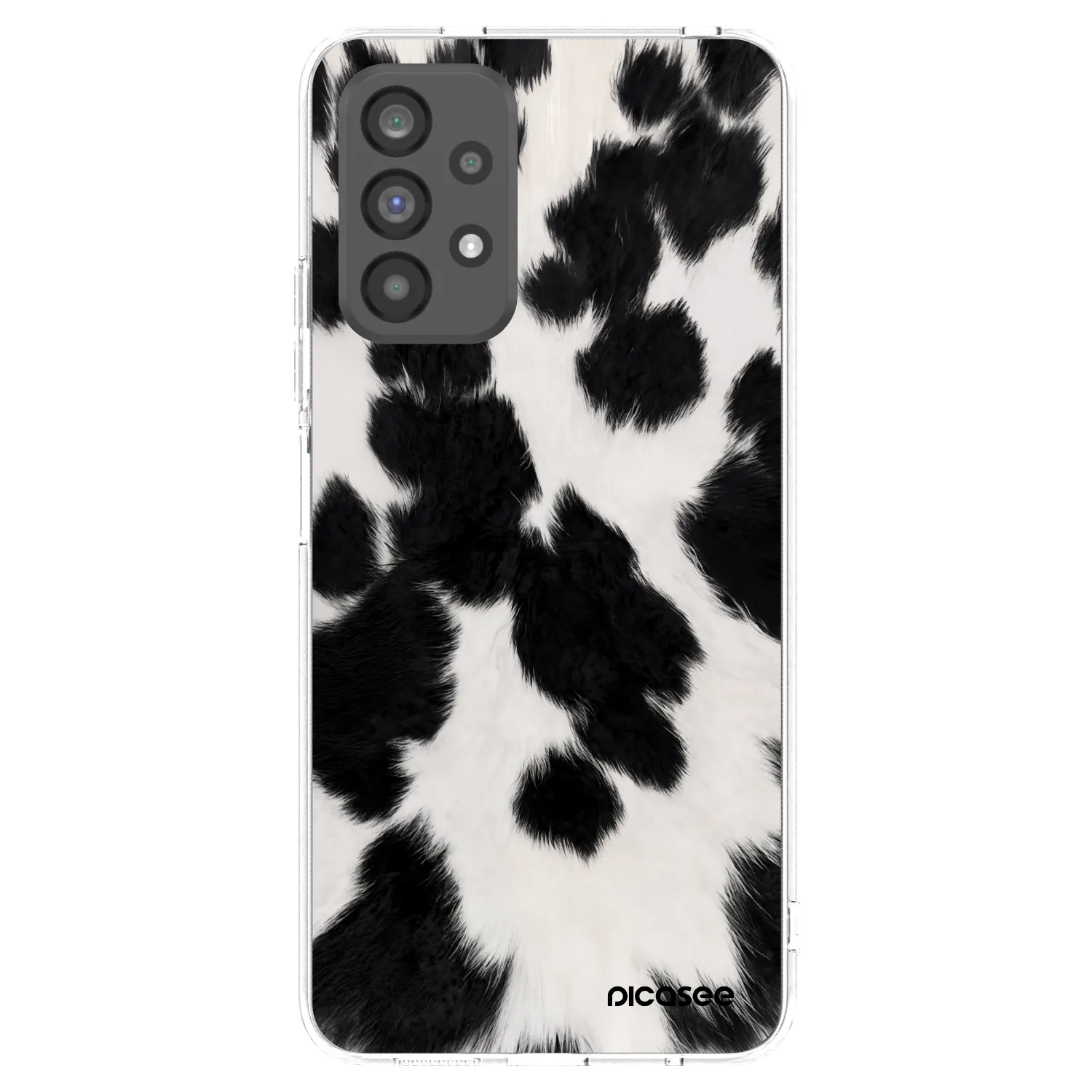 Picasee διαφανής θήκη σιλικόνης Samsung Galaxy A73 5G - Black Moo