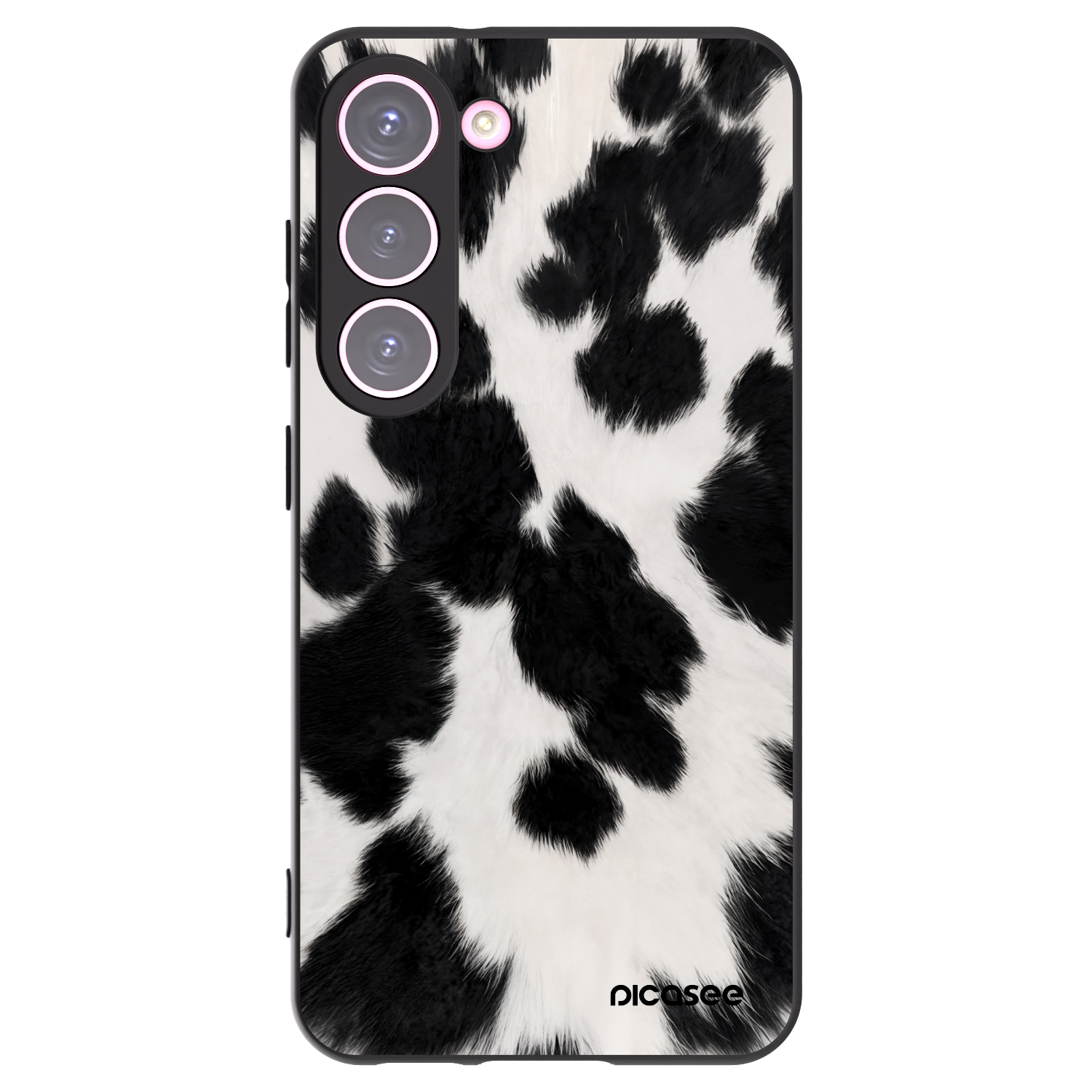 Picasee Μαύρη θήκη σιλικόνης για Samsung Galaxy S23 5G - Black Moo