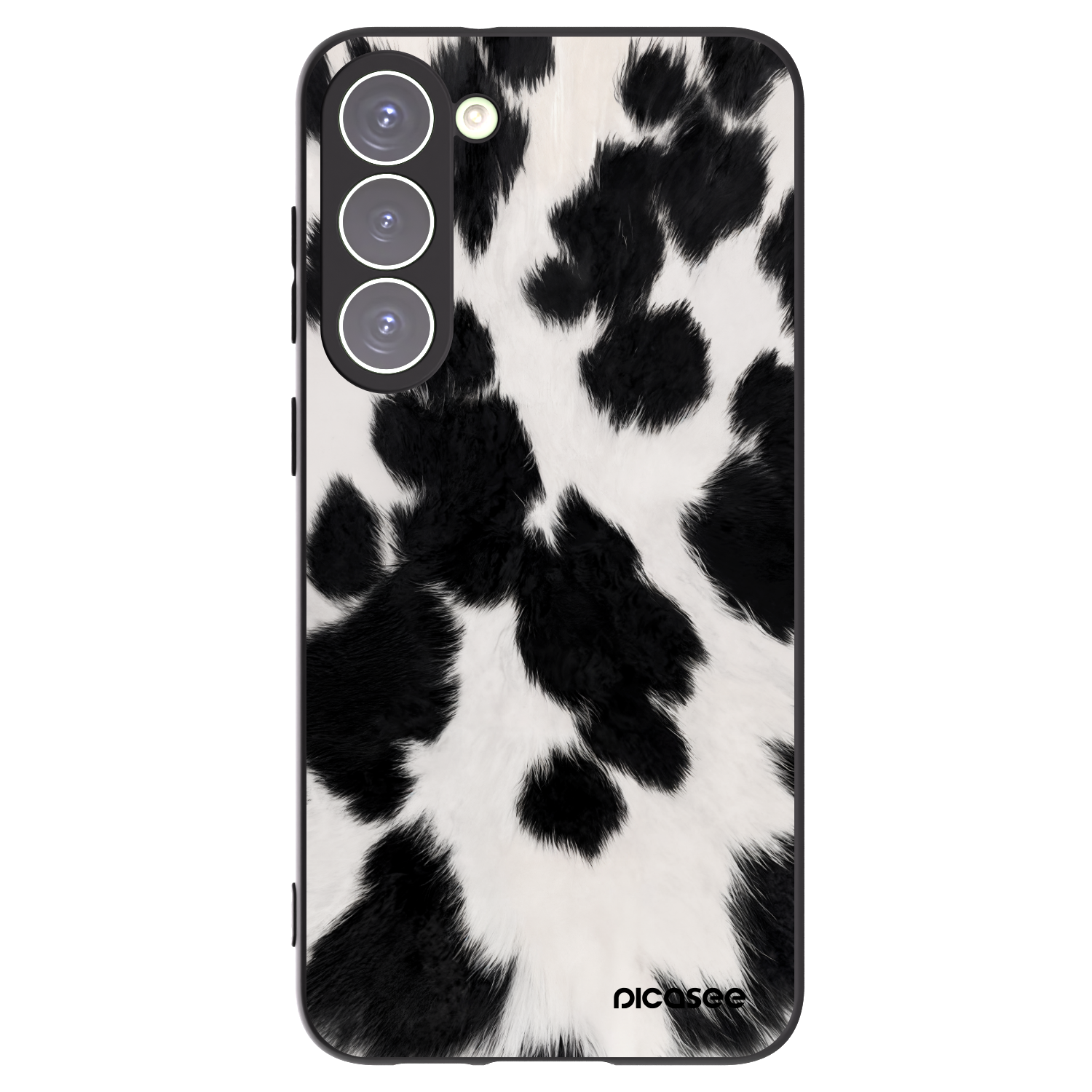 Picasee Μαύρη θήκη σιλικόνης για Samsung Galaxy S23+ 5G - Black Moo
