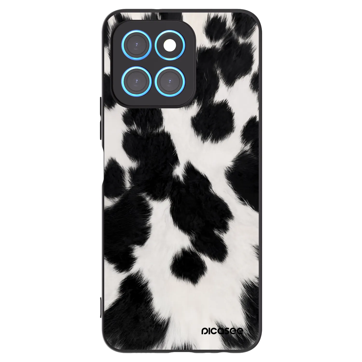 Picasee Μαύρη θήκη σιλικόνης για Honor X8 5G - Black Moo