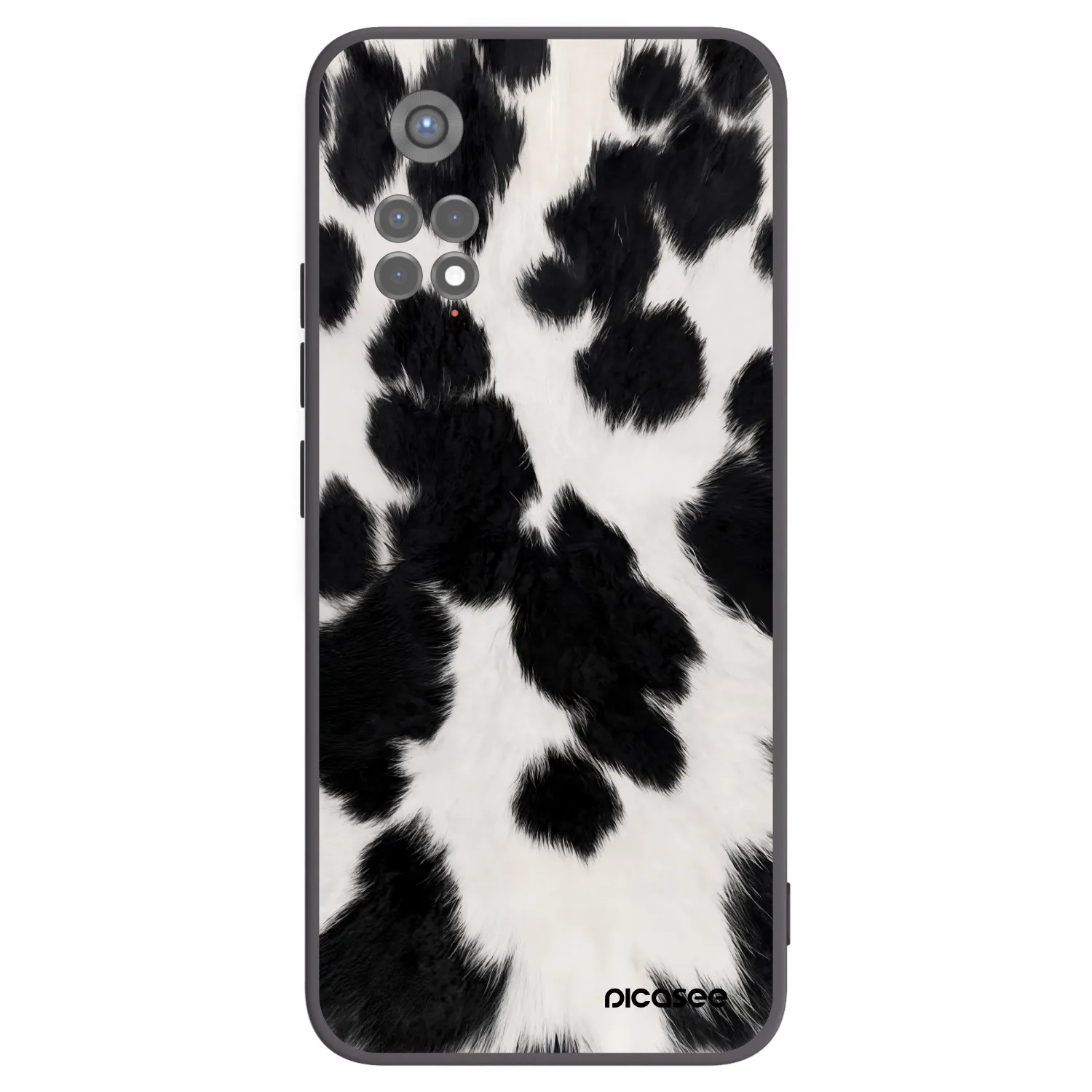 Picasee Μαύρη θήκη σιλικόνης για Xiaomi Redmi Note 11S 5G - Black Moo
