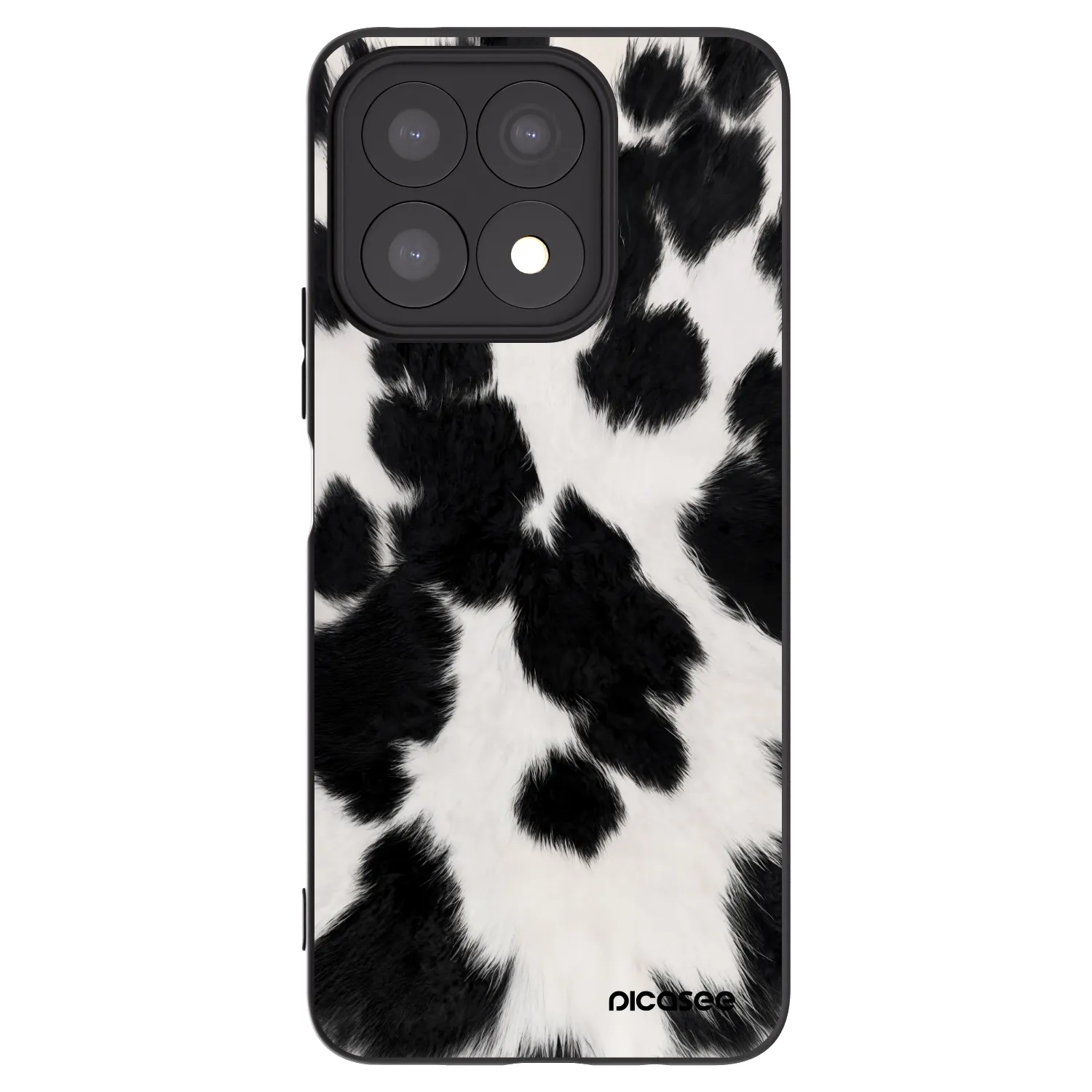 Picasee Μαύρη θήκη σιλικόνης για Honor X8a - Black Moo