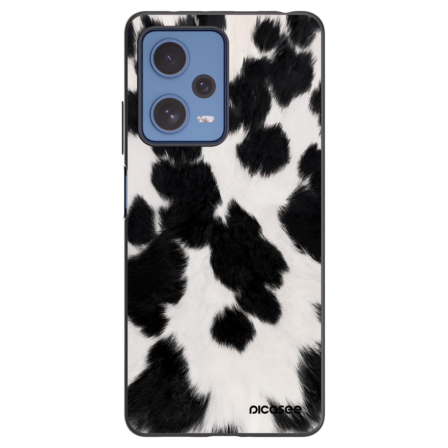 Picasee Μαύρη θήκη σιλικόνης για Xiaomi Redmi Note 12 Pro 5G - Black Moo