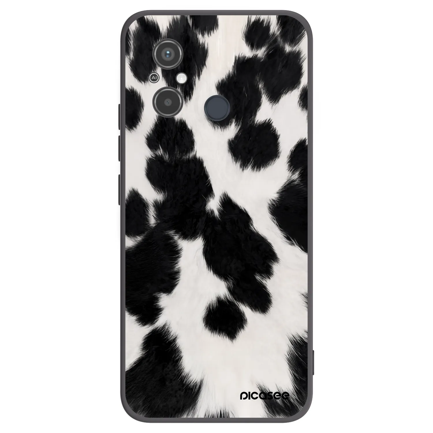 Picasee Μαύρη θήκη σιλικόνης για Xiaomi Redmi 12C - Black Moo