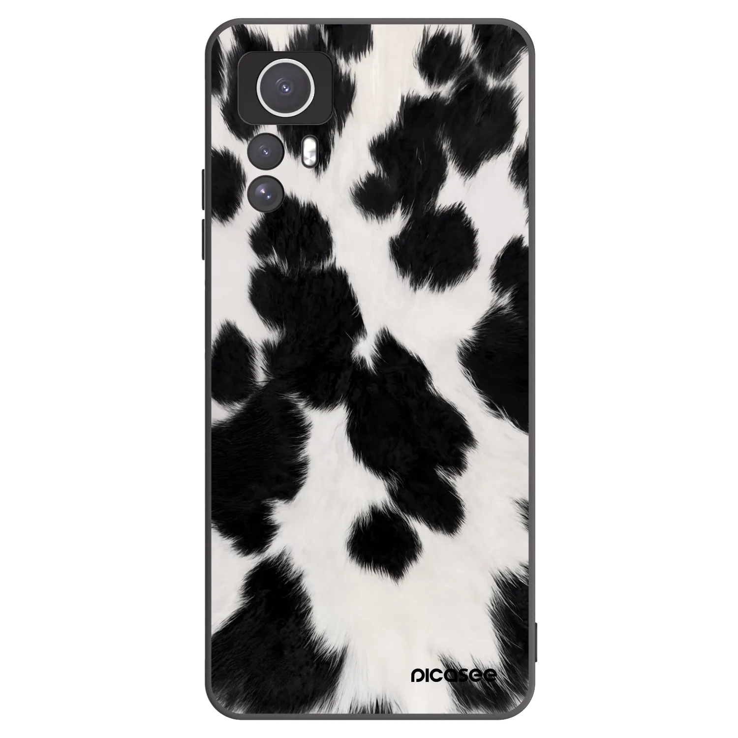 Picasee Μαύρη θήκη σιλικόνης για Xiaomi Redmi Note 12S - Black Moo