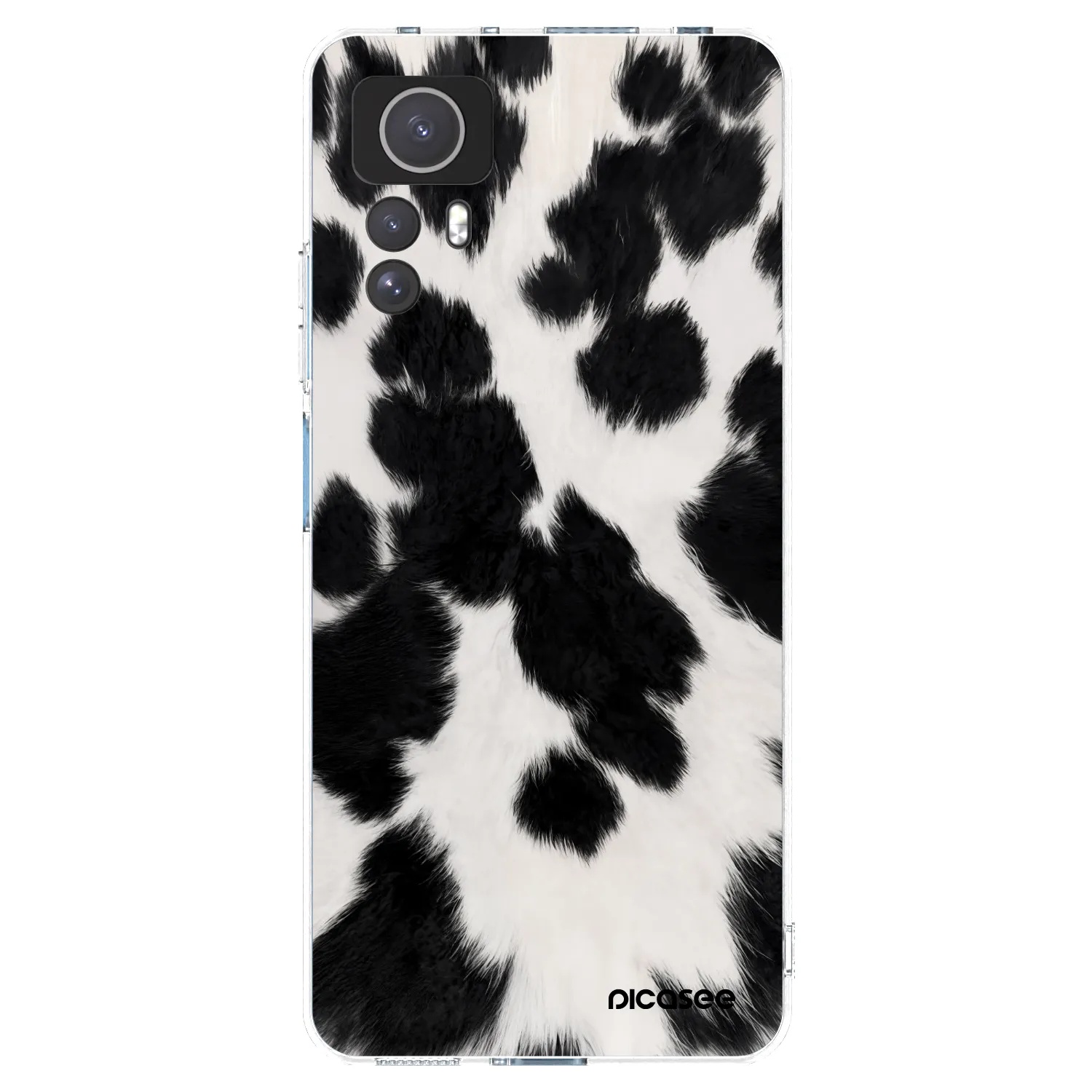 Picasee διαφανής θήκη σιλικόνης Xiaomi Redmi Note 12S - Black Moo