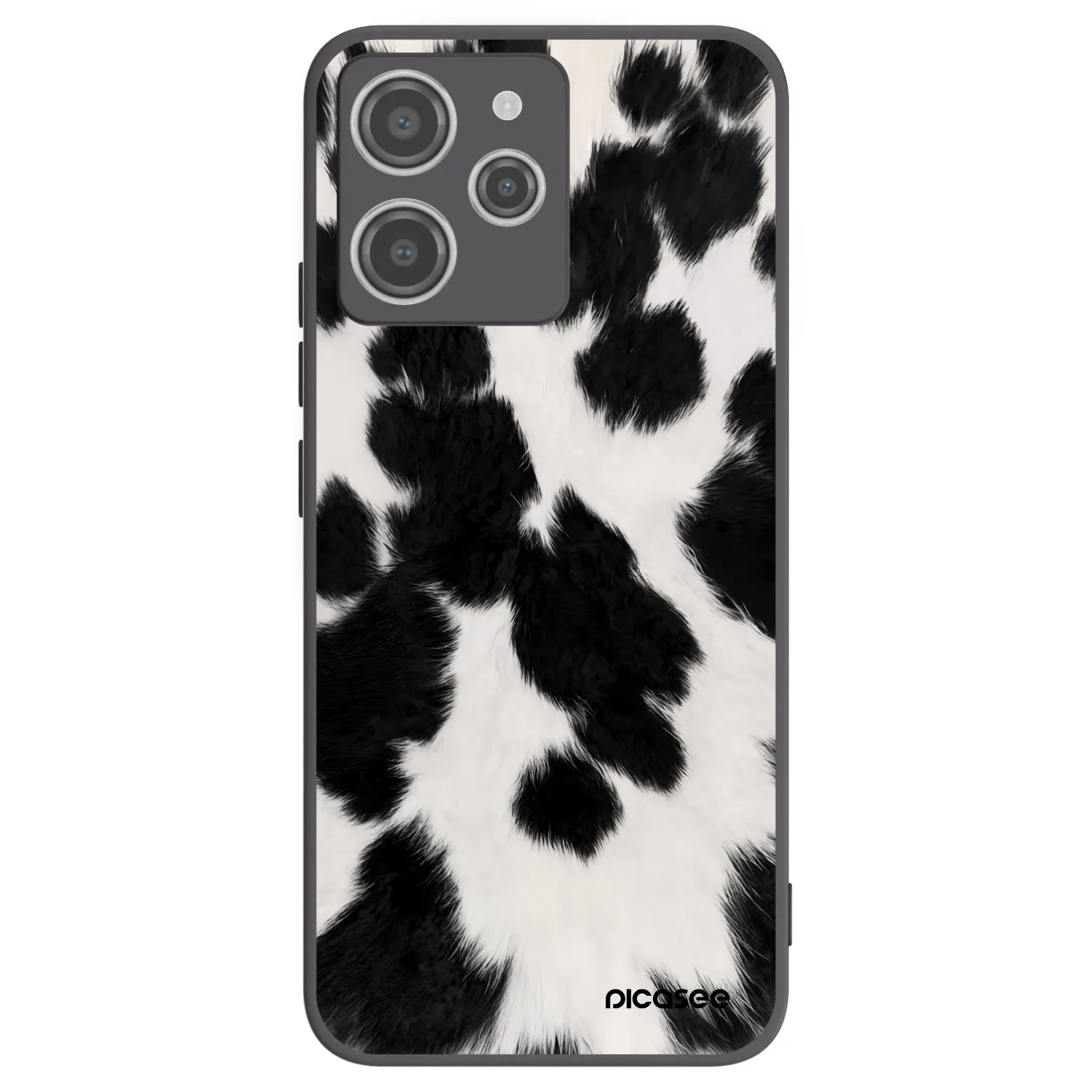 Picasee Μαύρη θήκη σιλικόνης για Xiaomi Redmi 12 4G - Black Moo