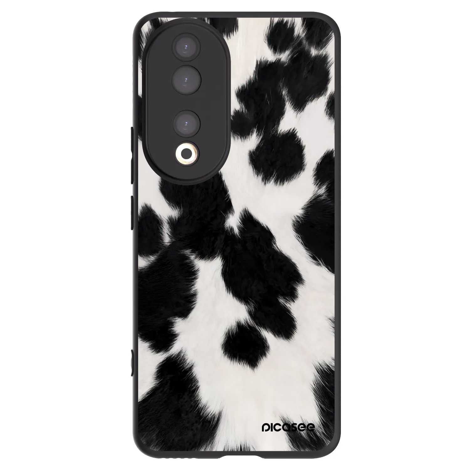 Picasee Μαύρη θήκη σιλικόνης για Honor 90 5G - Black Moo