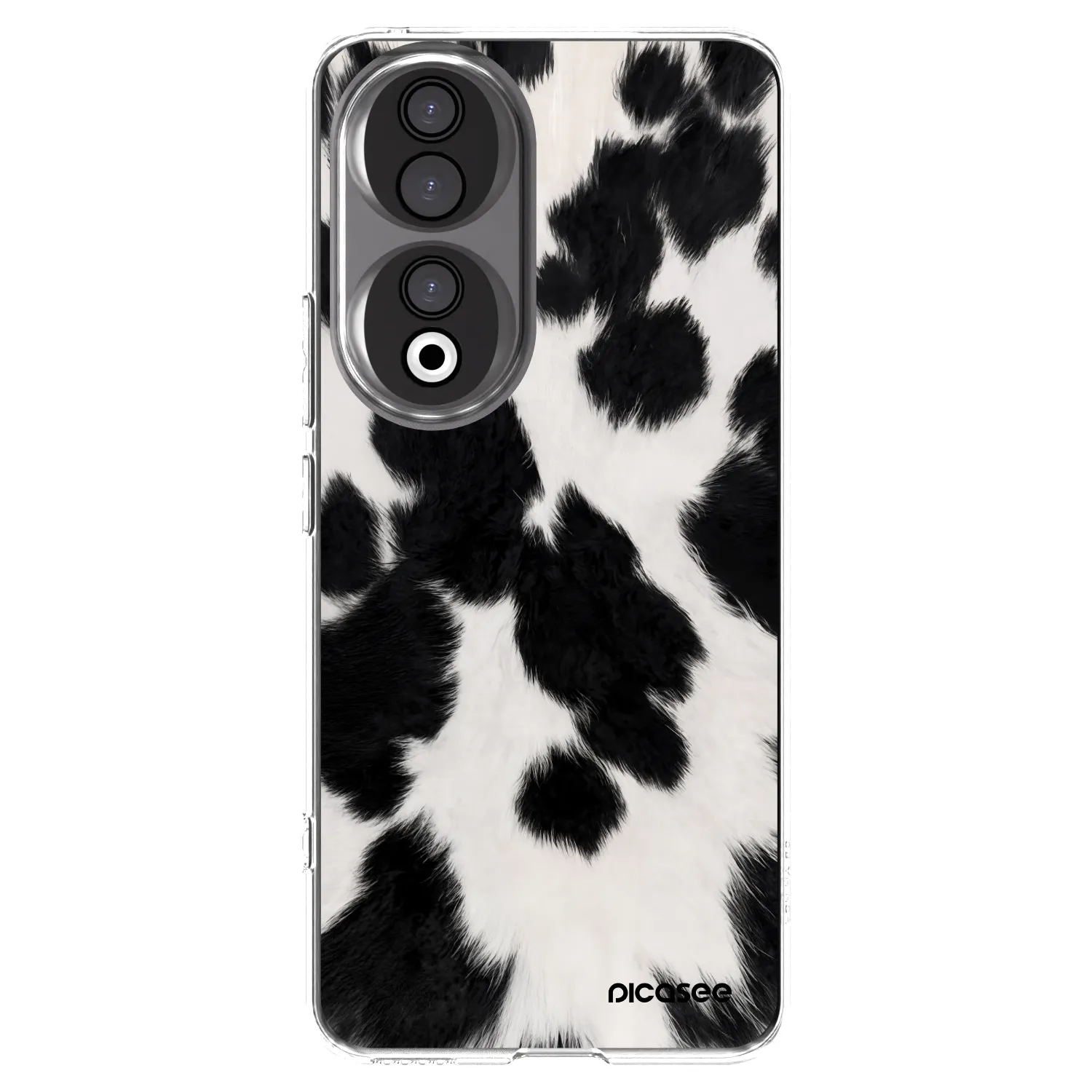 Picasee διαφανής θήκη σιλικόνης Honor 90 5G - Black Moo