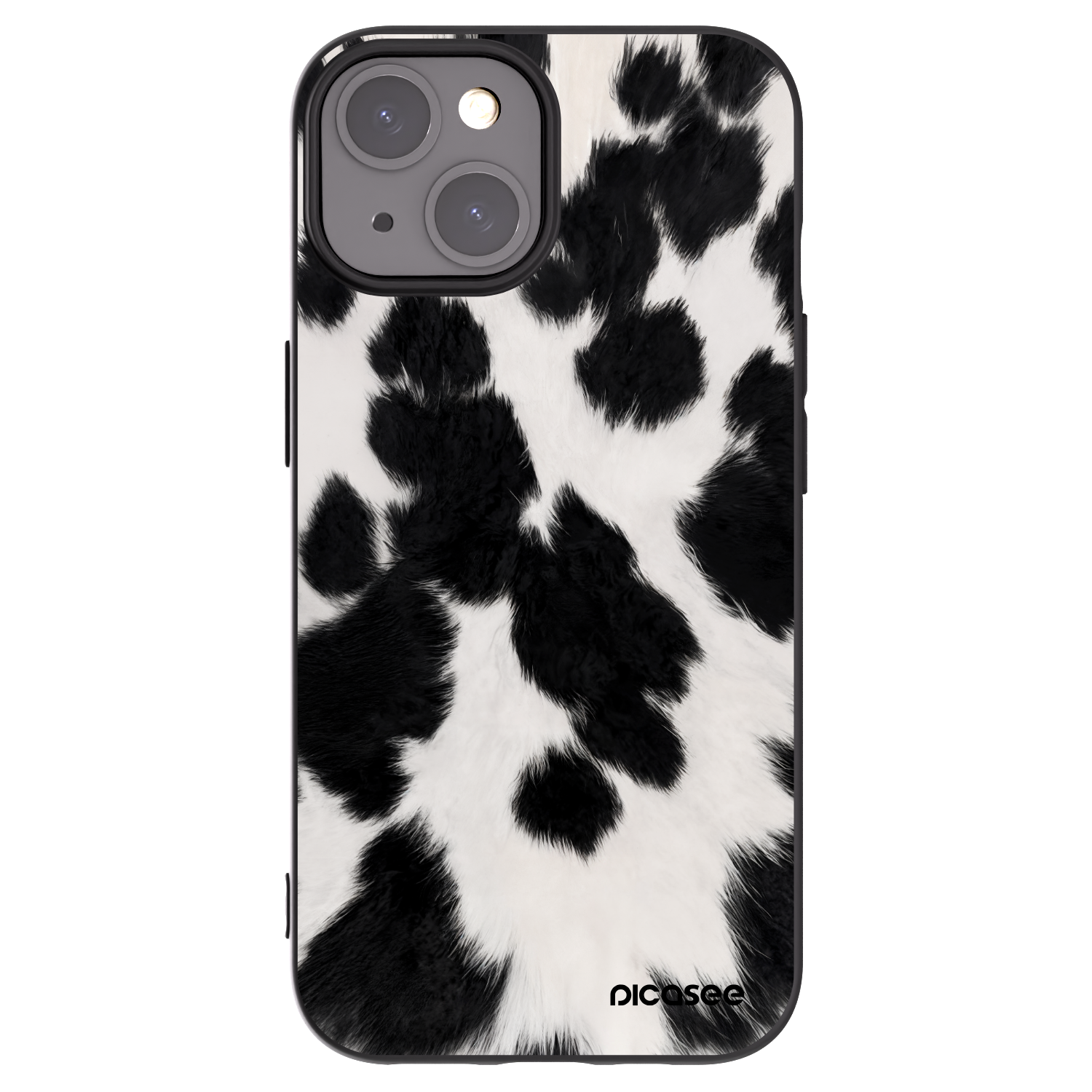 Picasee Μαύρη θήκη σιλικόνης για Apple iPhone 15 - Black Moo